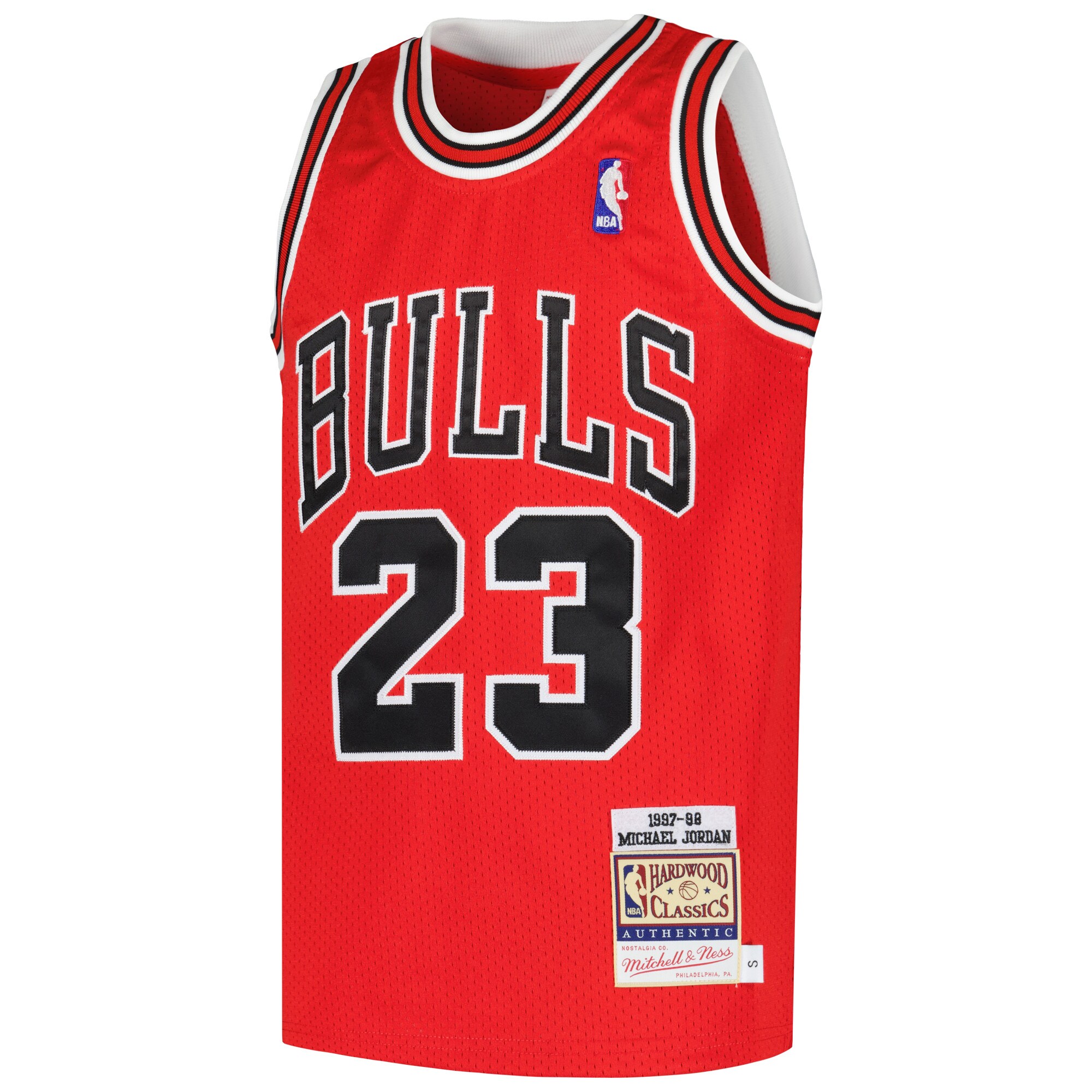 Michael Jordans Chicago Bulls Mitchell & Ness Youth Hardwood Classics 1997-98 Authentic Jersey - Red