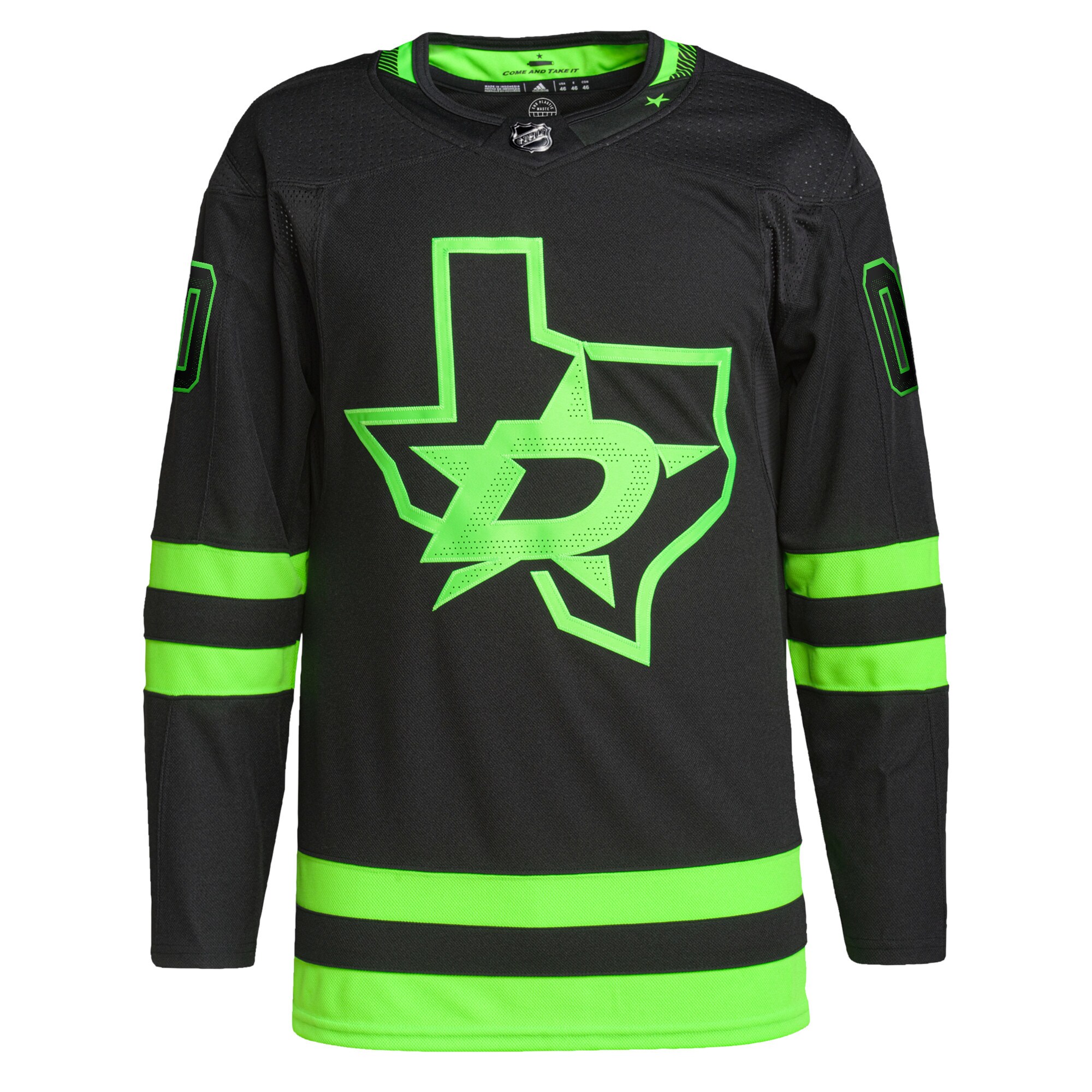 Dallas Stars adidas Alternate Primegreen Authentic Pro Custom Jersey - Black