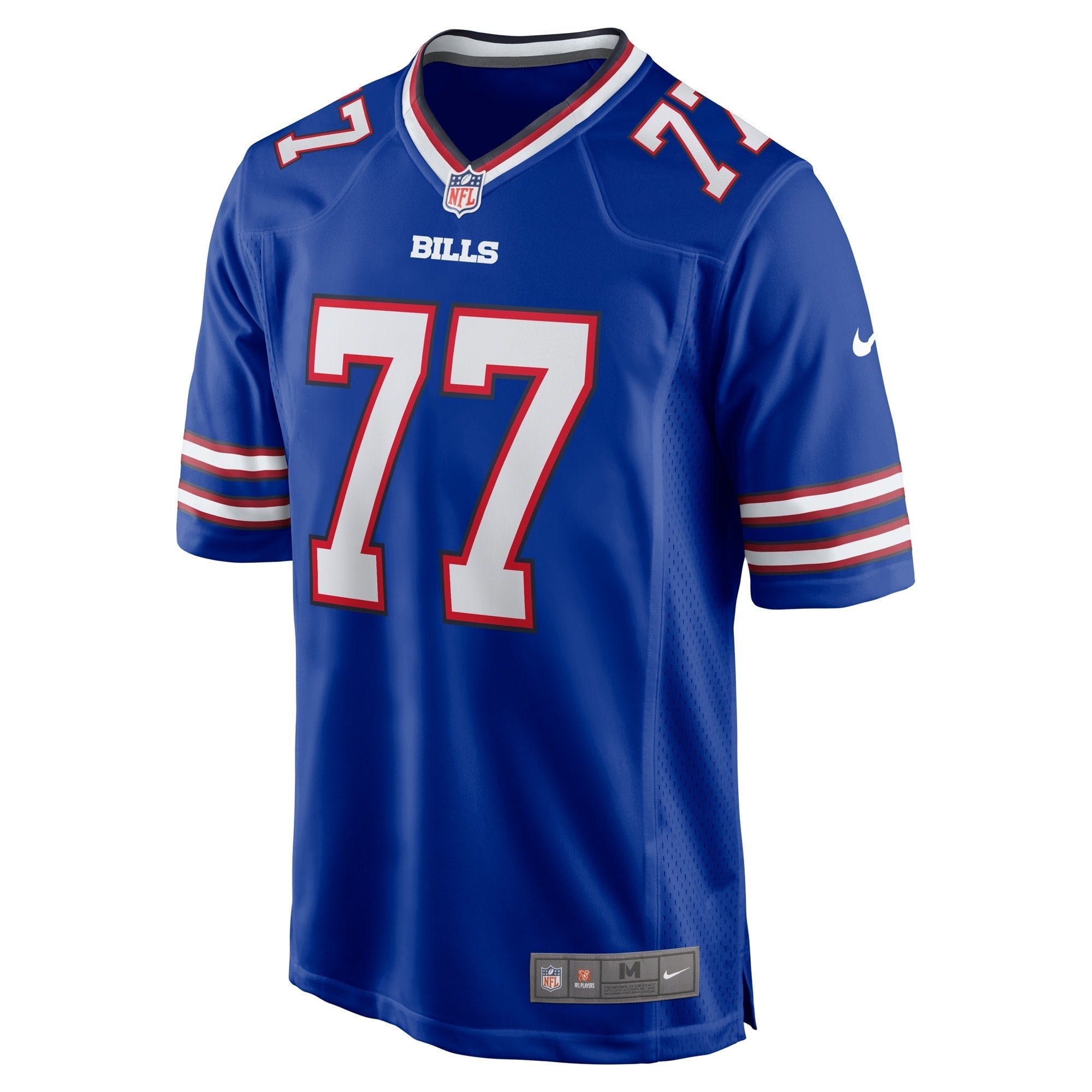 Men's Nike David Quessenberry Royal Buffalo Bills Game Player Jersey
