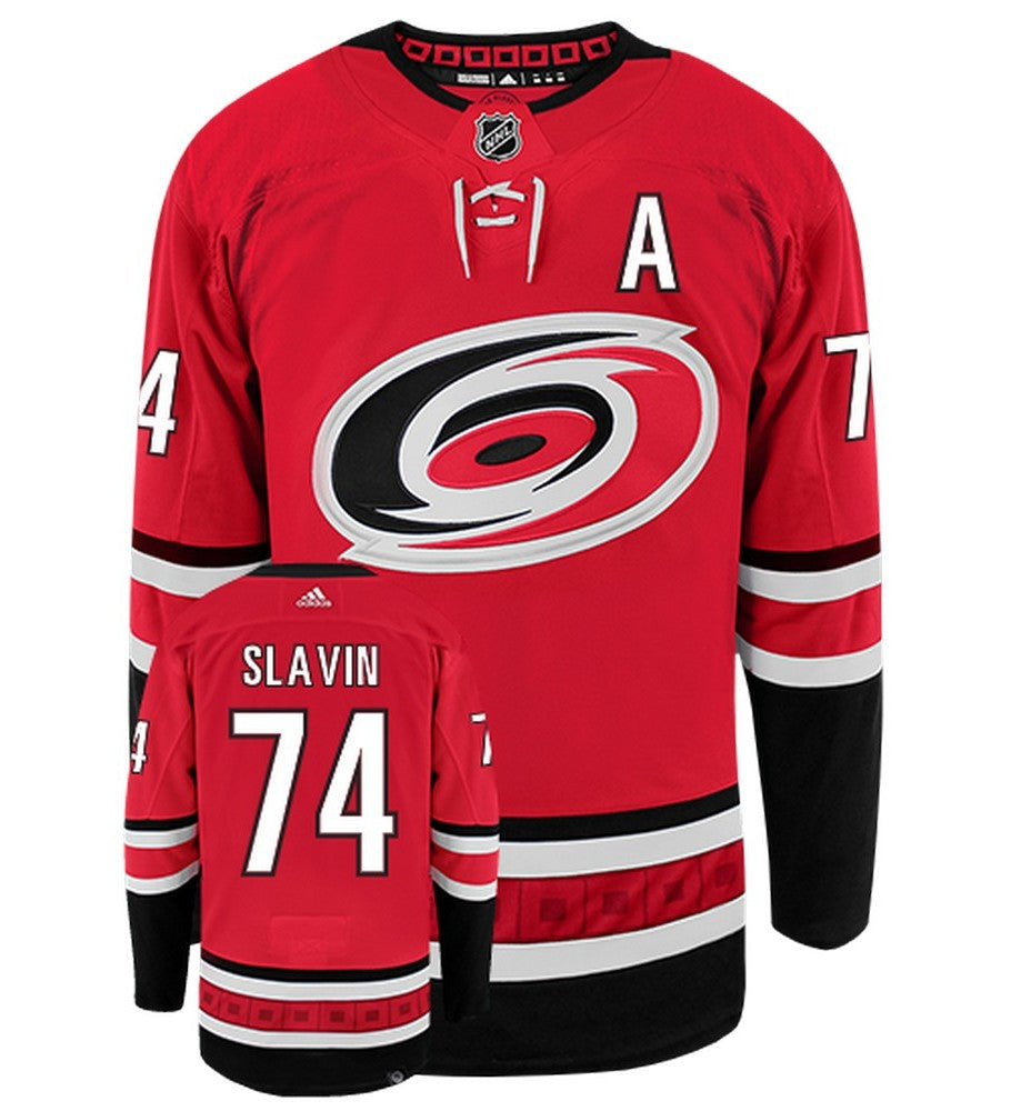 Jaccob Slavin Carolina Hurricanes Adidas Primegreen Authentic NHL Hockey Jersey