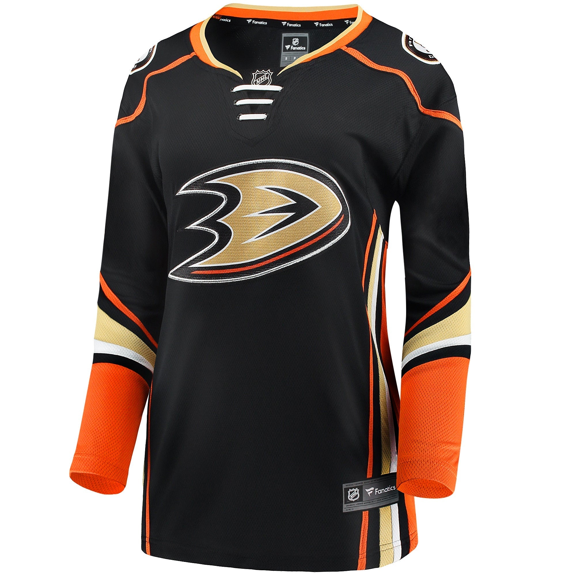 Women's Fanatics Branded Black Anaheim Ducks Breakaway Home Jersey