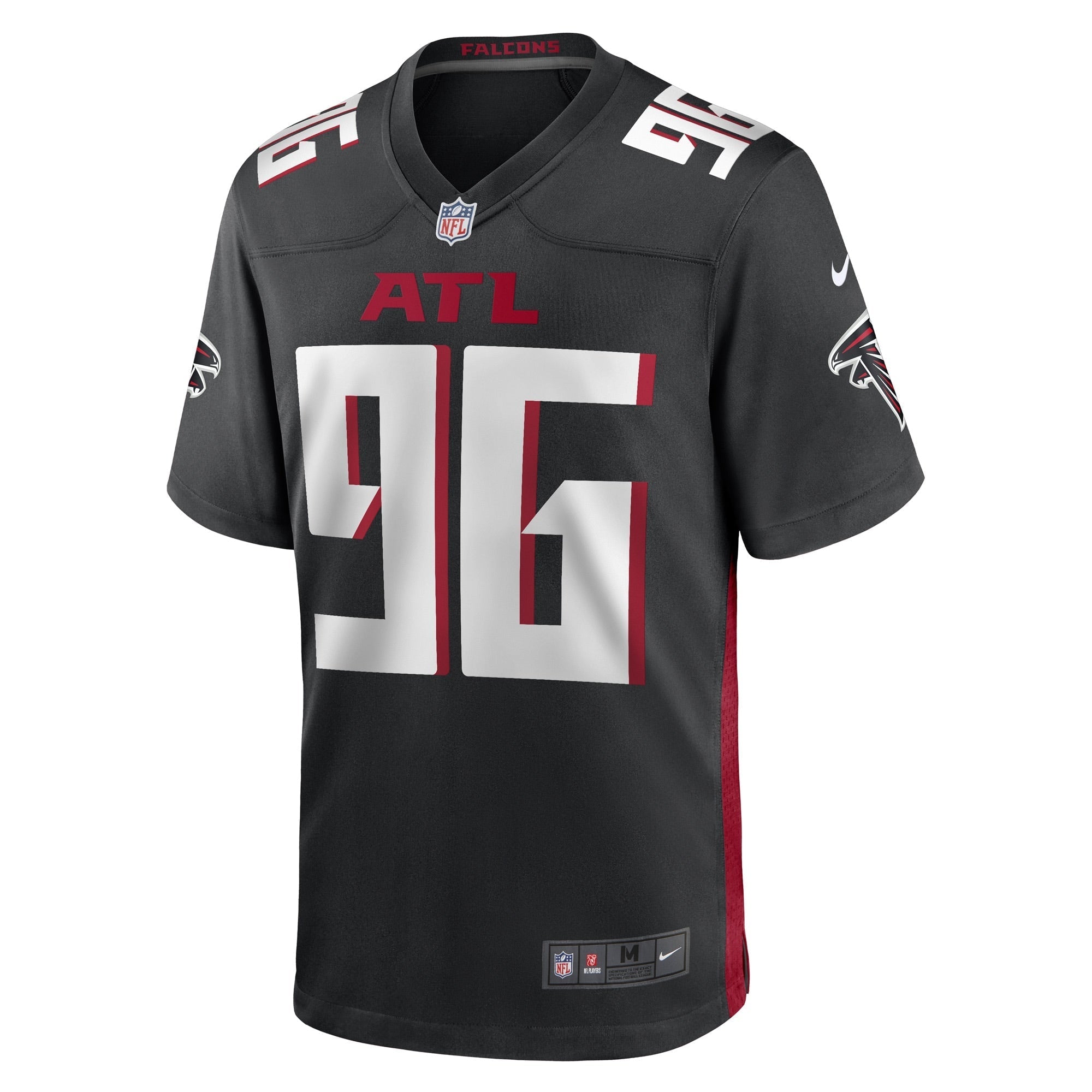 Men's Nike Vincent Taylor Black Atlanta Falcons Game Player Jersey