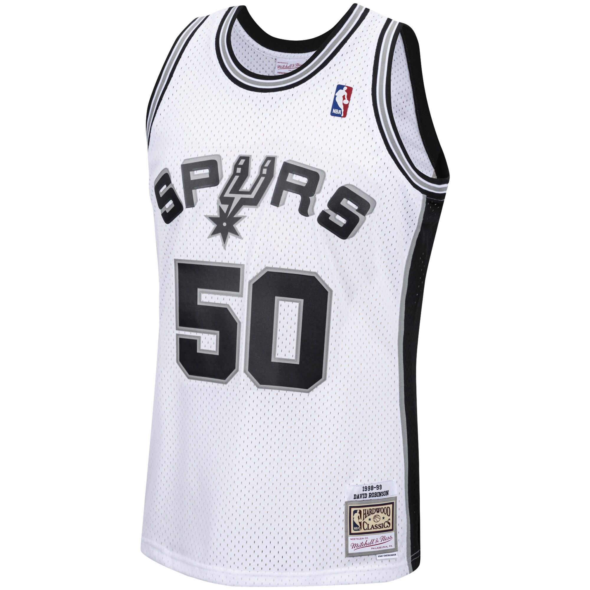 David Robinson San Antonio Spurs Mitchell & Ness Hardwood Classics Swingman Jersey - White