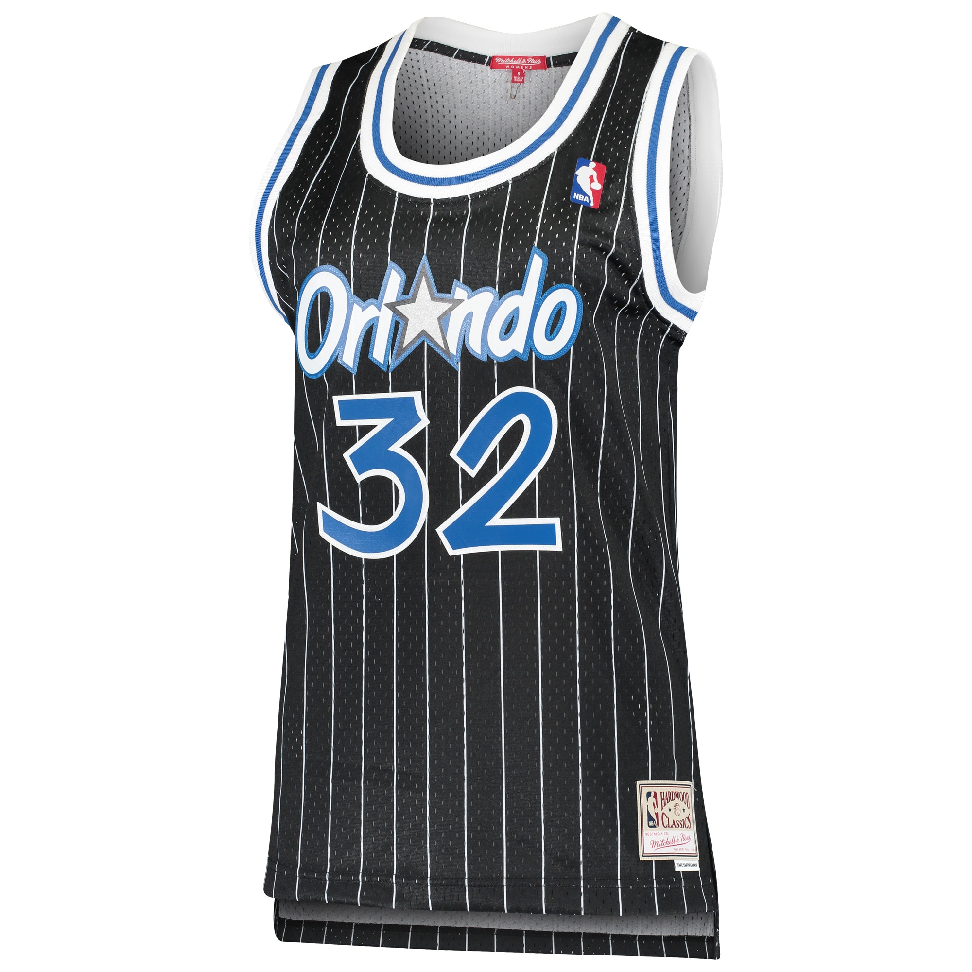 Shaquille O'Neal Orlando Magic Mitchell & Ness Women's 1995-96 Hardwood Classics Swingman Jersey - Black