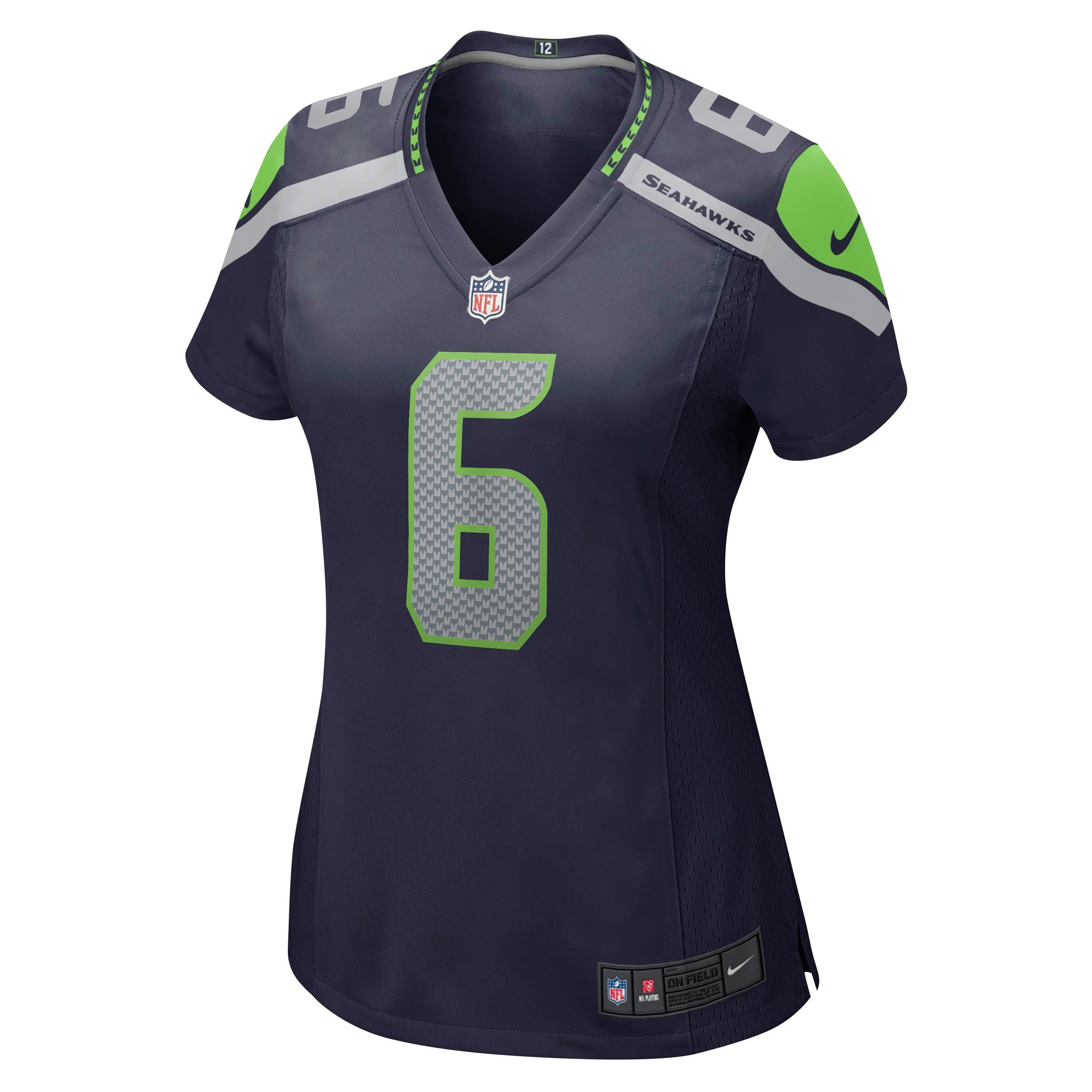 Women's Nike Quandre Diggs College Navy Seattle Seahawks Player Game Jersey