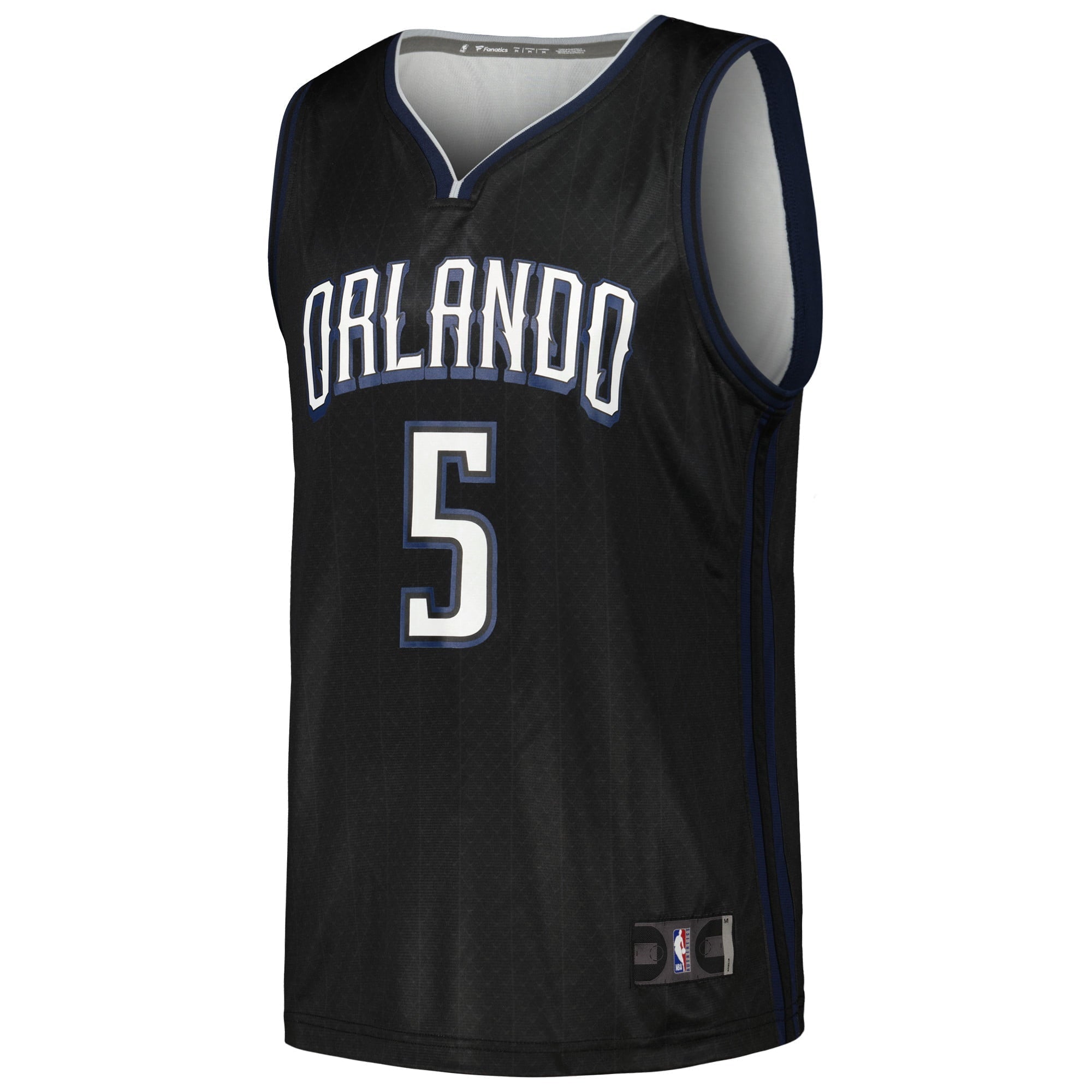 Men's Fanatics Branded Paolo Banchero Black Orlando Magic 2022/23 Fastbreak Jersey - City Edition