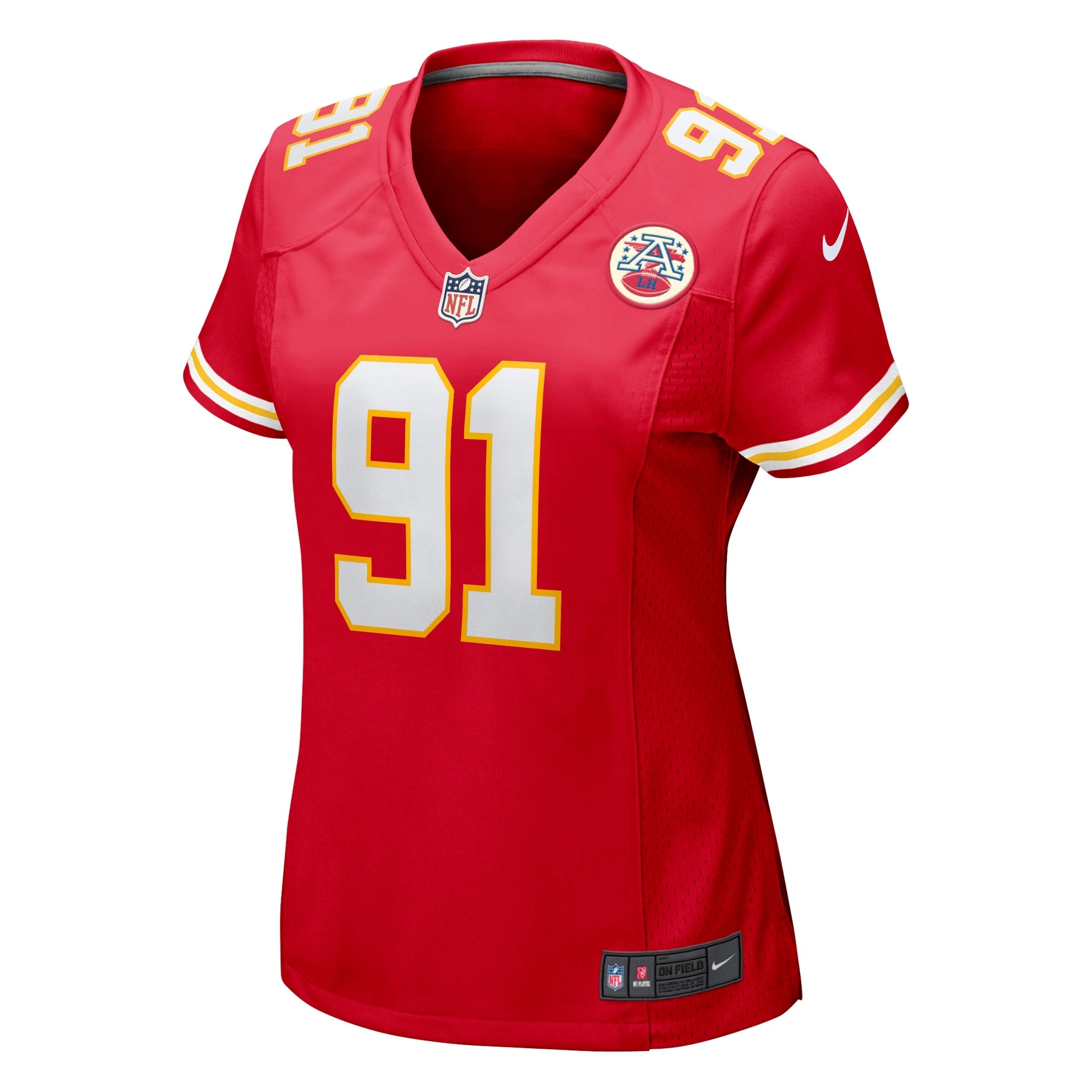 Women's Nike Derrick Nnadi Red Kansas City Chiefs Game Jersey