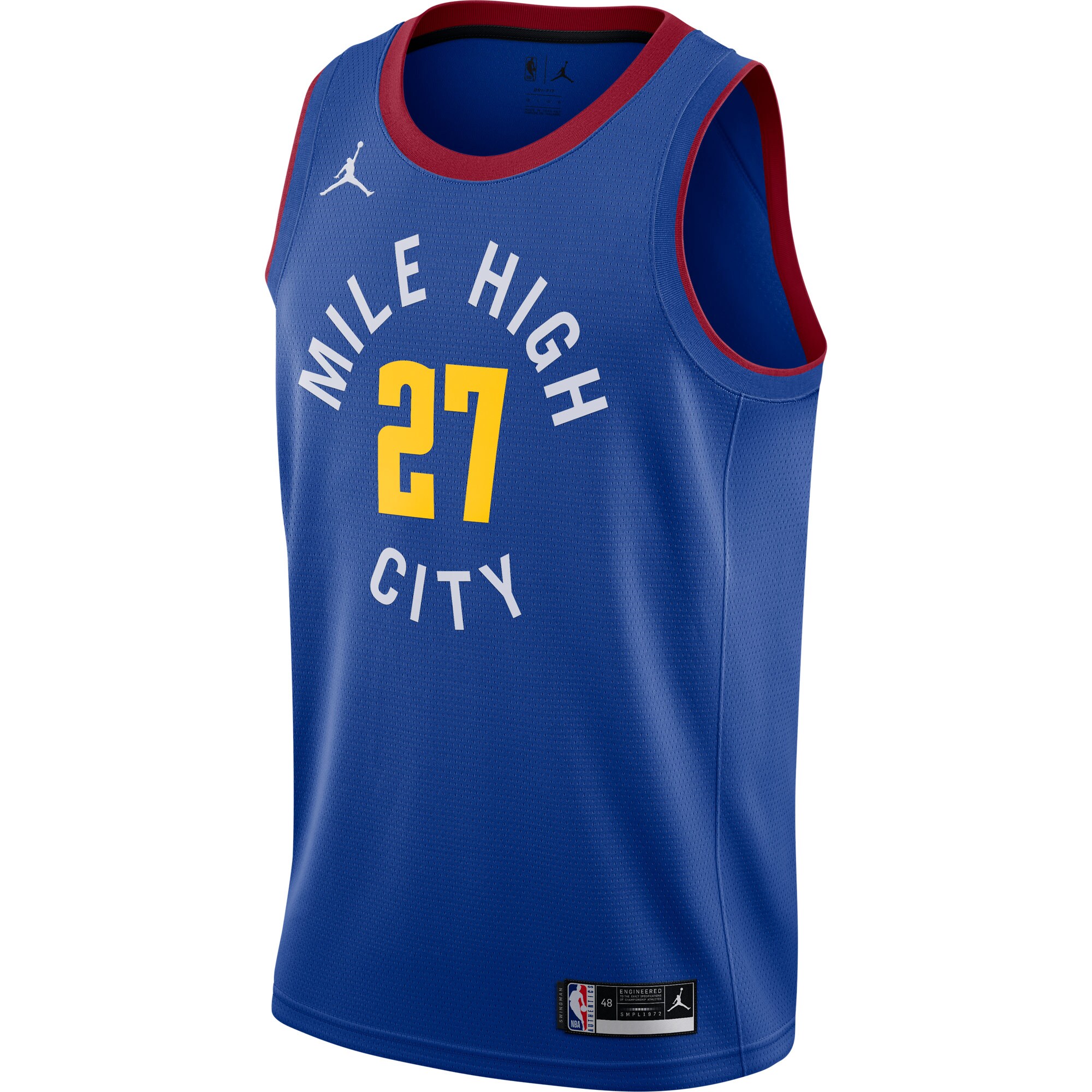 Jamal Murray Denver Nuggets Jordans Brand 2020/21 Swingman Jersey - Statement Edition - Blue