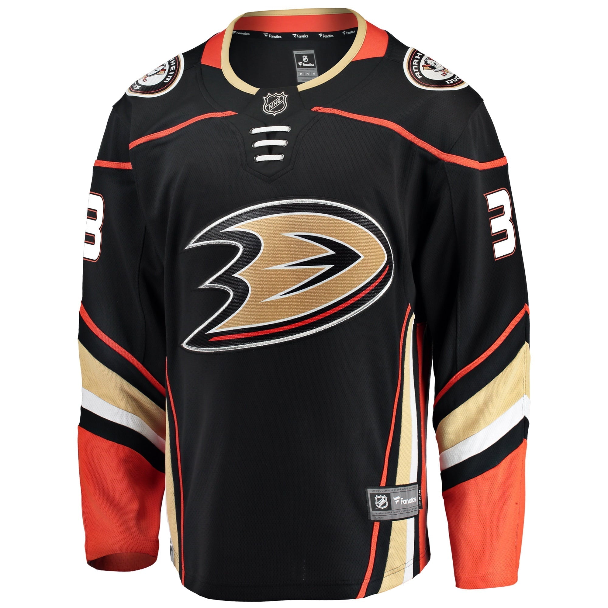 Men's Fanatics Branded Jakob Silfverberg Black Anaheim Ducks Breakaway Player Jersey