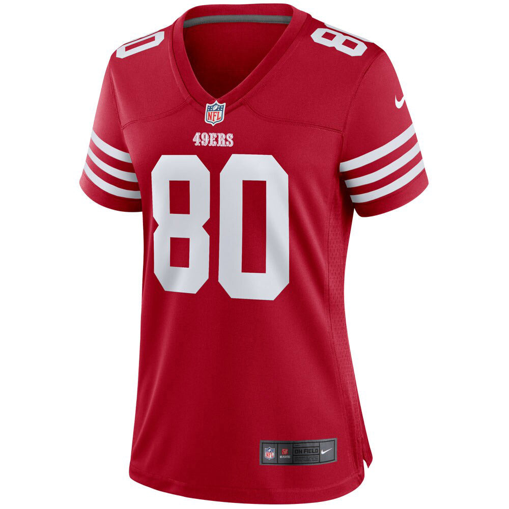 Women's San Francisco 49ers Jerry Rice Retired Player Game Jersey Scarlet
