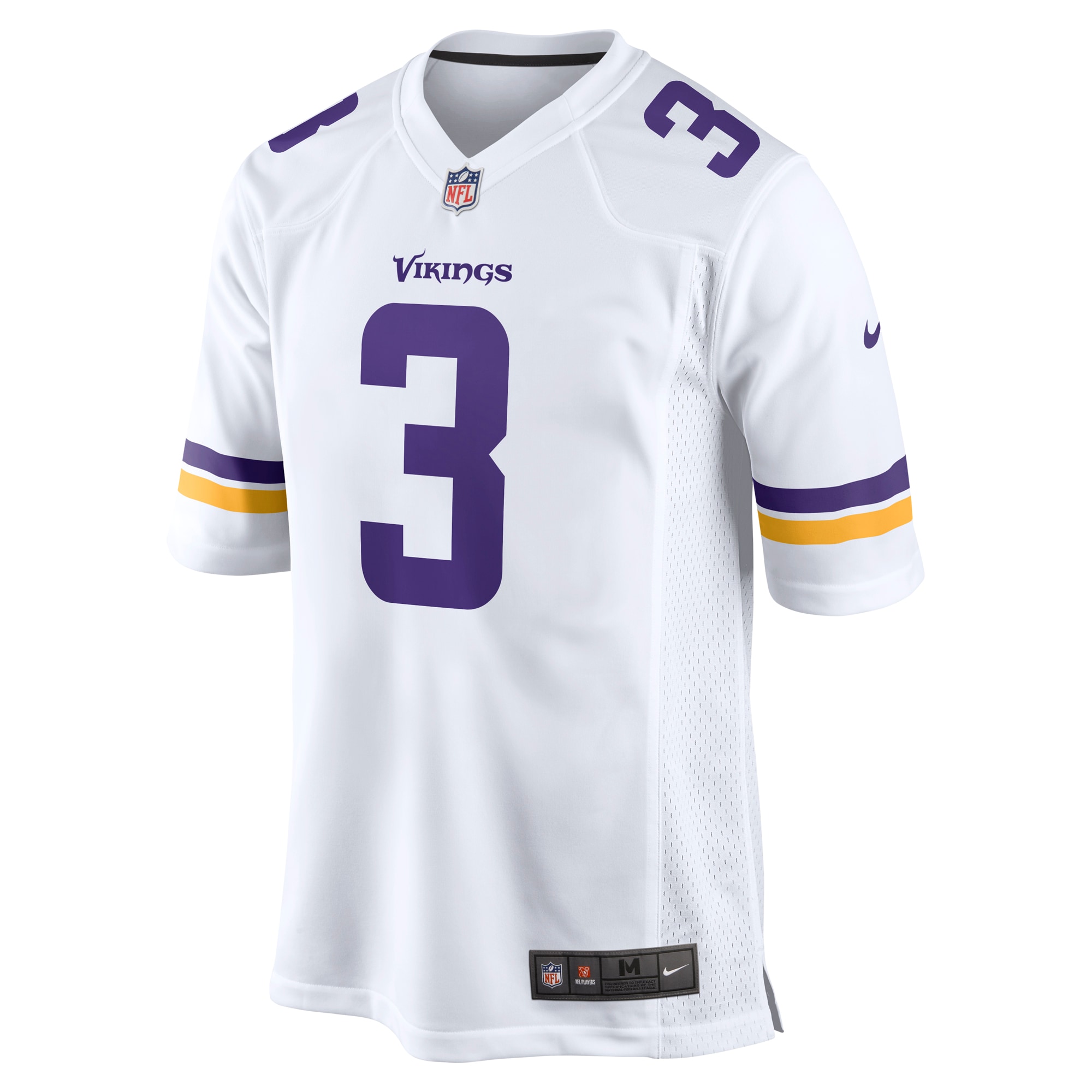 Jordans Addison Minnesota Vikings Nike Away Game Jersey - White
