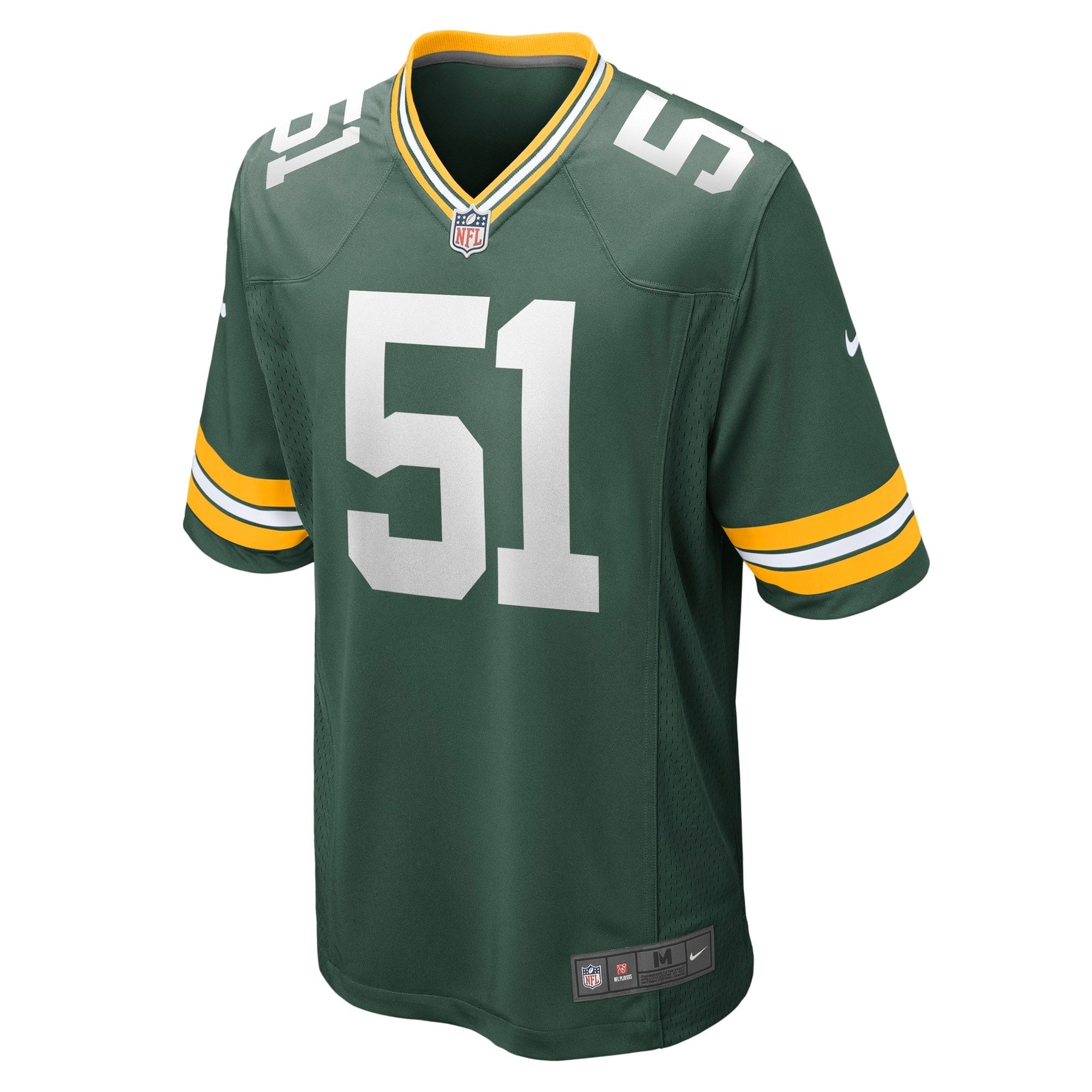 Men's Nike Krys Barnes Green Green Bay Packers Game Player Jersey