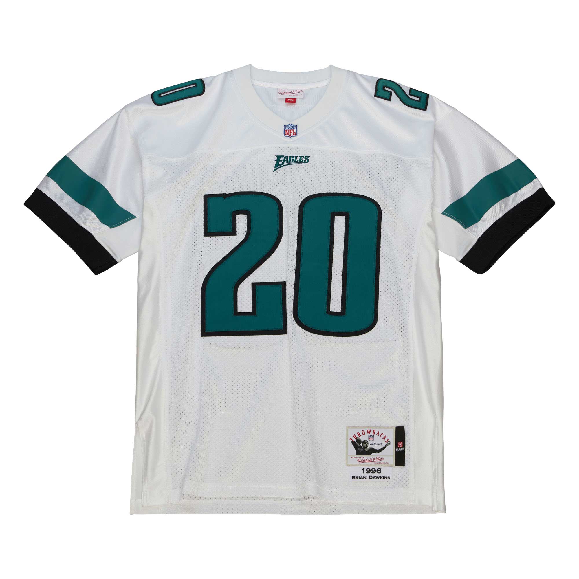 Brian Dawkins Philadelphia Eagles Mitchell & Ness 1996 Authentic Jersey - White