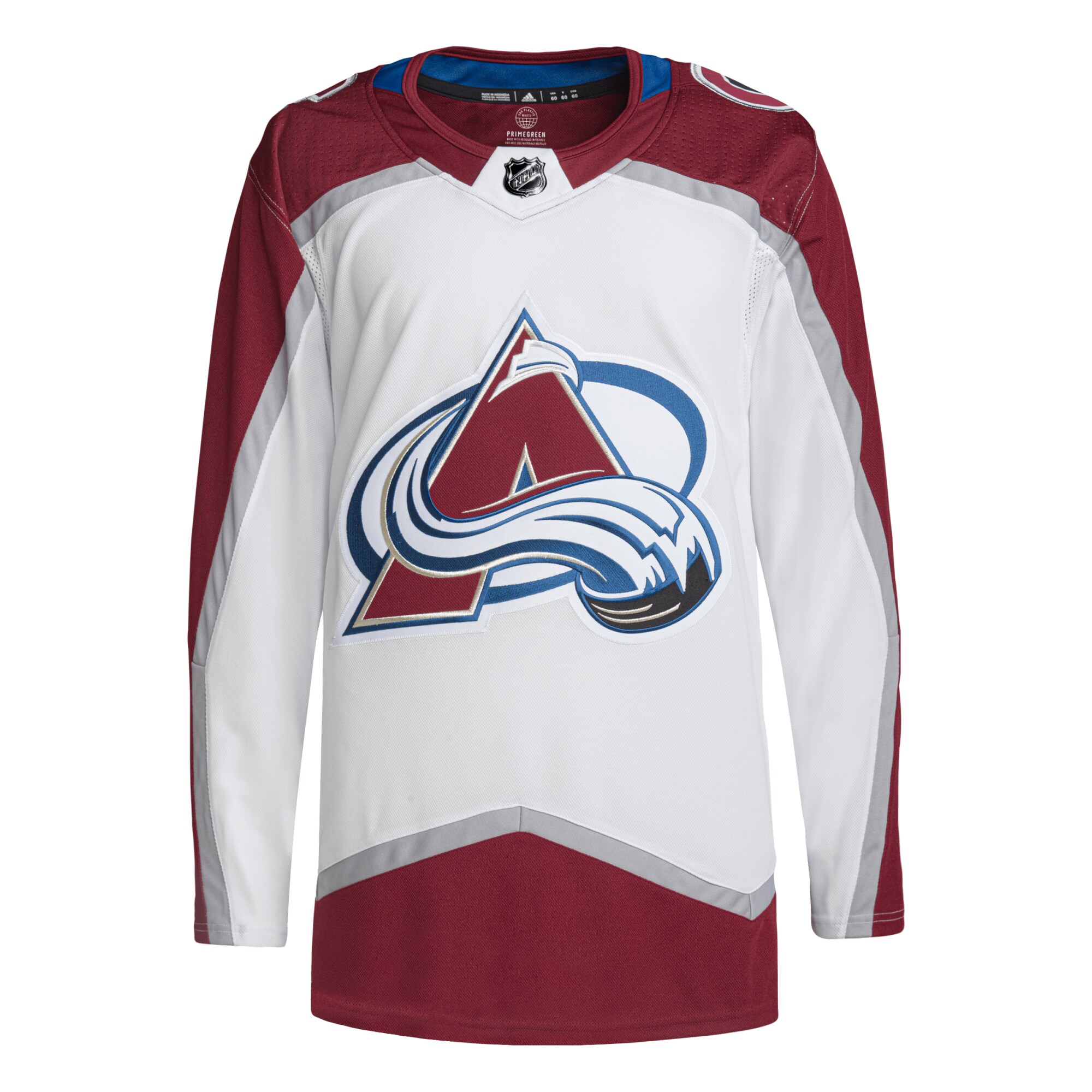 Colorado Avalanche adidas Away Primegreen Authentic Pro Jersey?White