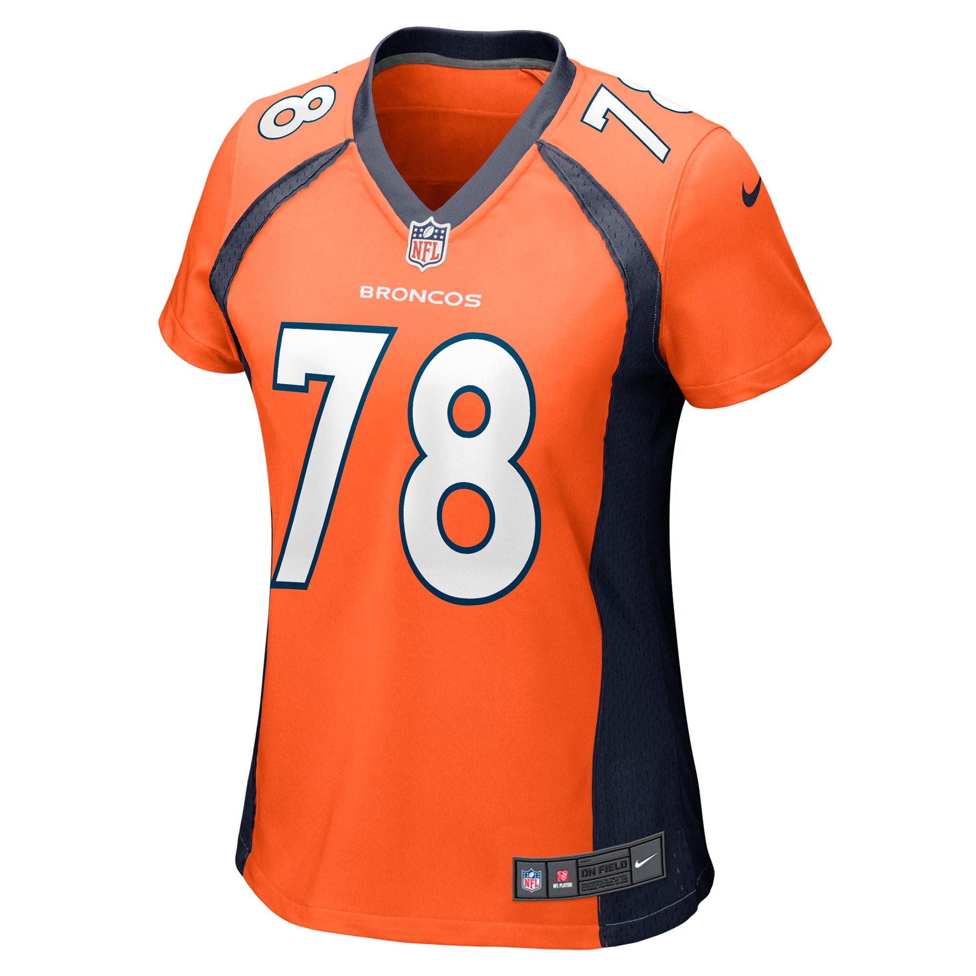 William Sherman Denver Broncos Nike Women's Team Game Jersey -  Orange