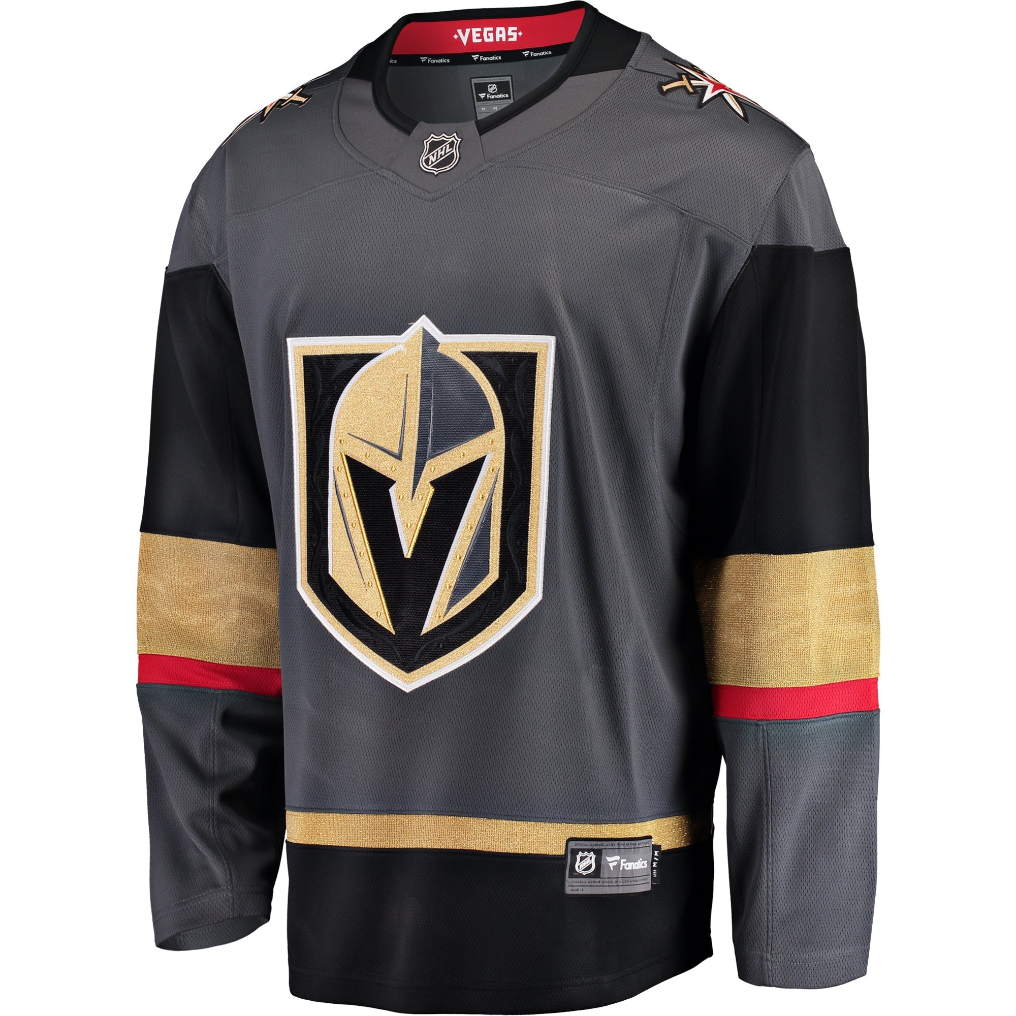 Men's Fanatics Branded Gray Vegas Golden Knights Breakaway Alternate Jersey