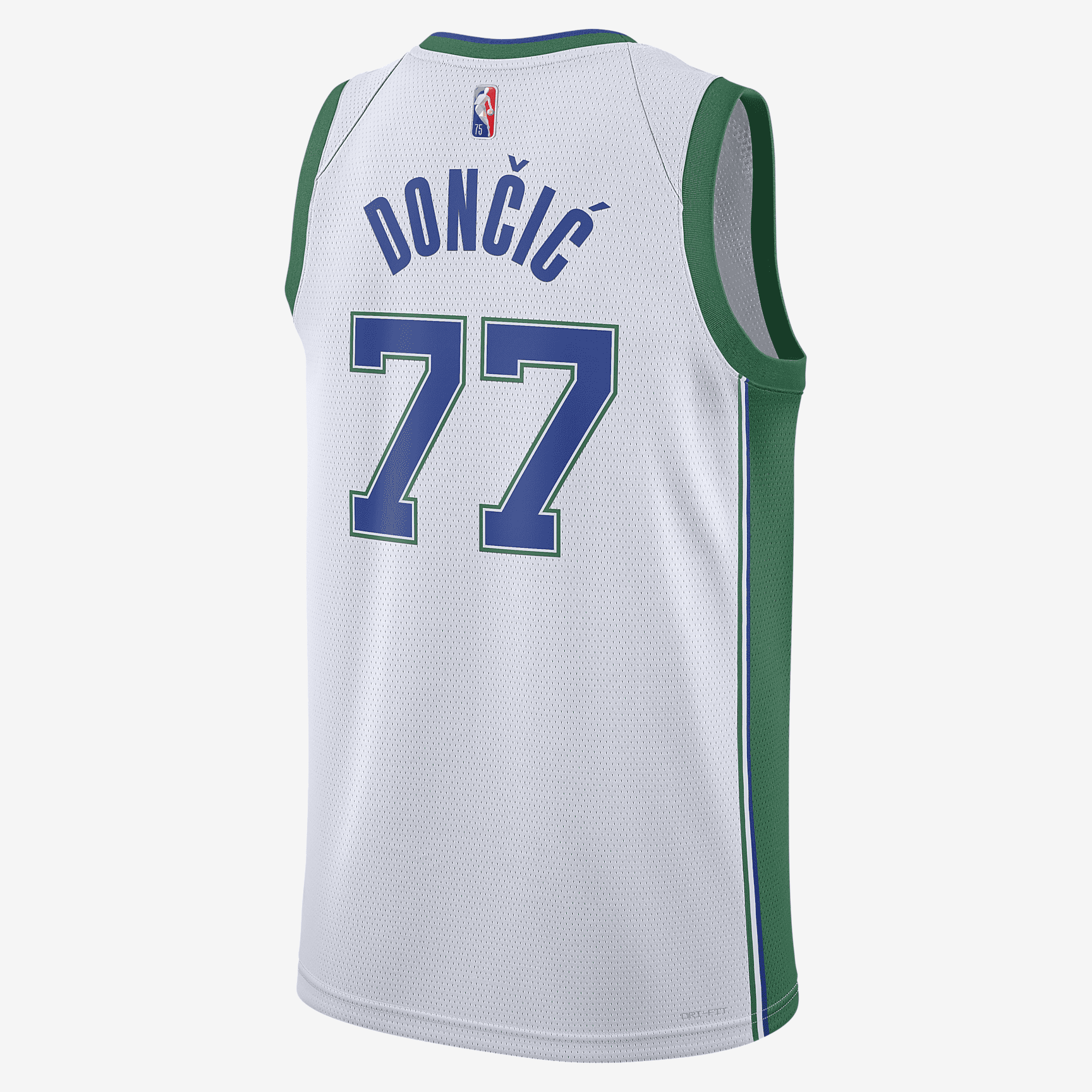 Dallas Mavericks City Edition Nike Dri-FIT NBA Swingman Jersey - White/Clover