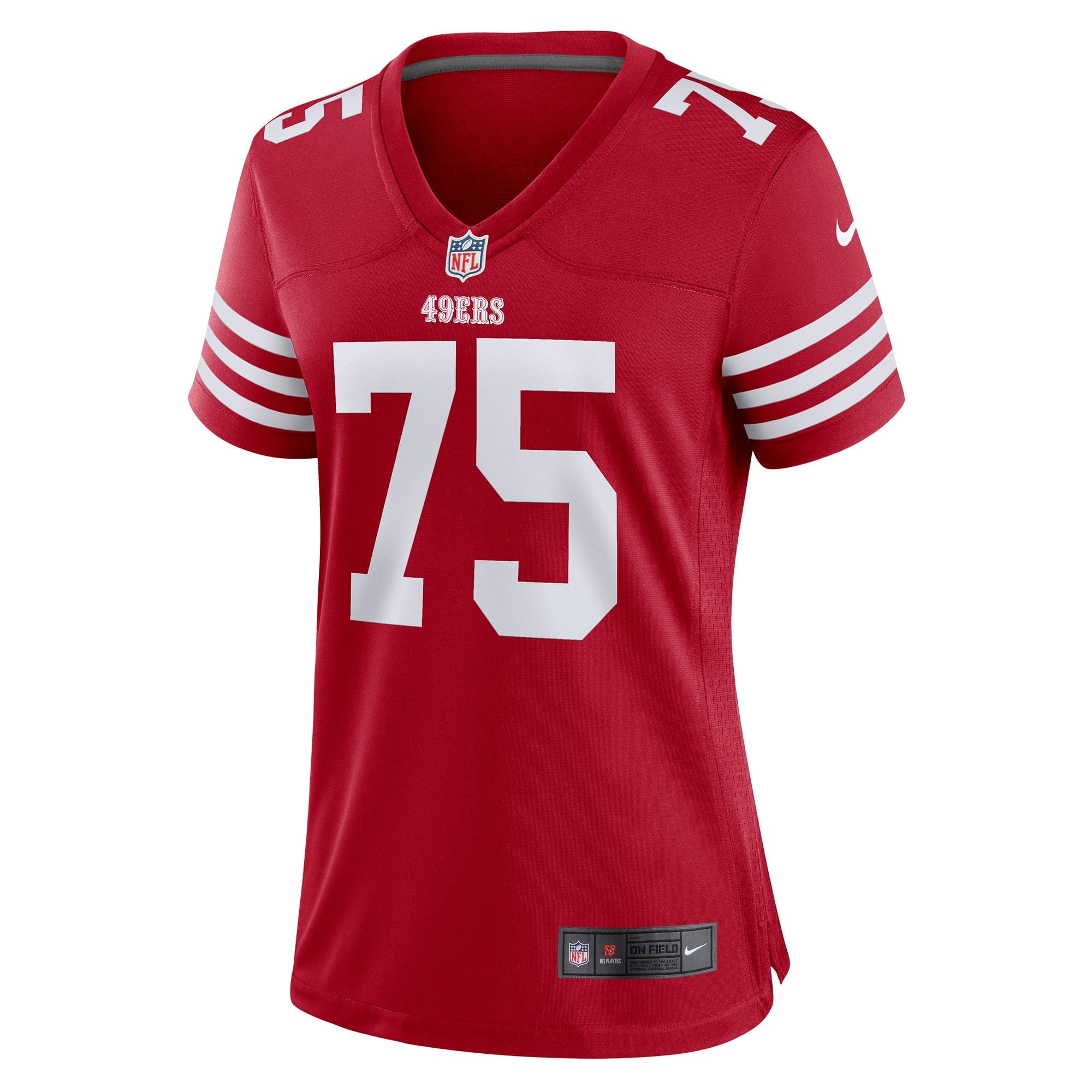 Women's Nike Jordans Willis Scarlet San Francisco 49ers Team Game Player Jersey
