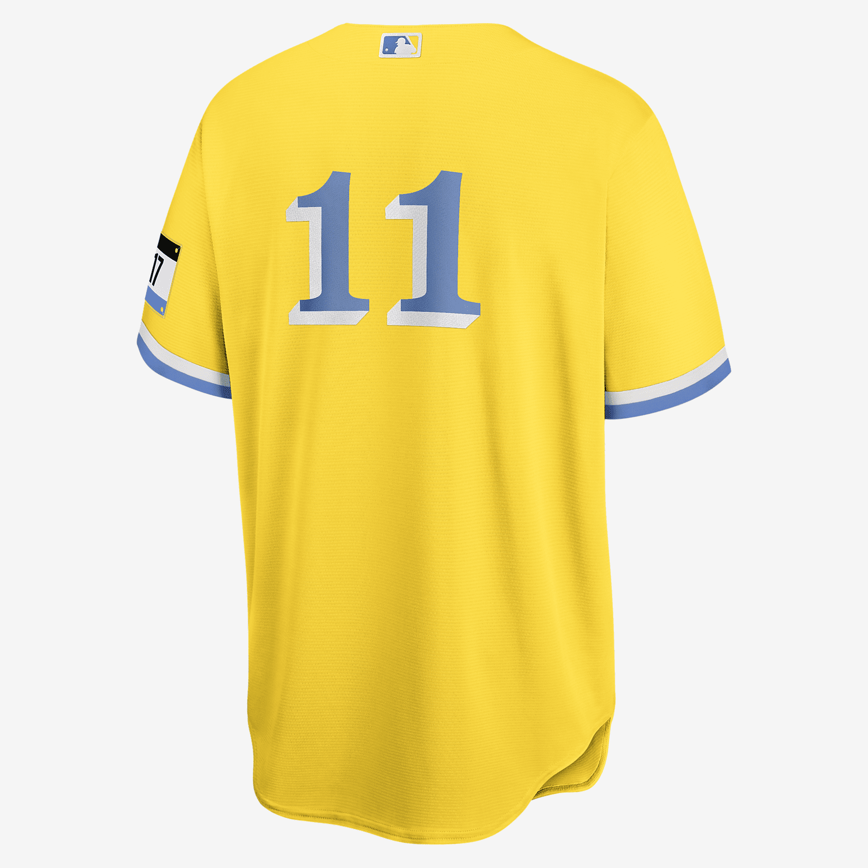 MLB Boston Red Sox City Connect (Rafael Devers) Men's Replica Baseball Jersey - Gold/Light Blue