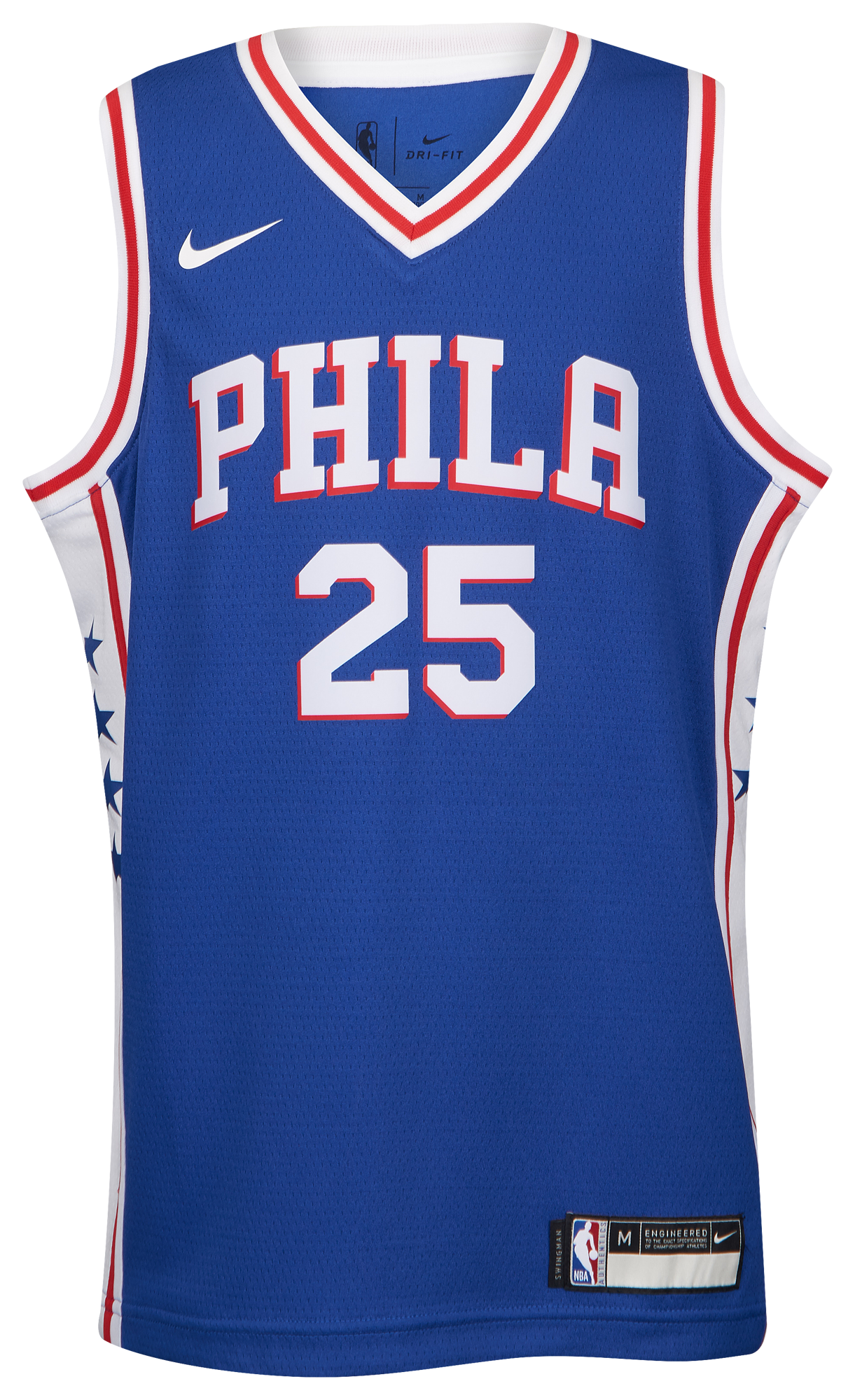 Boys' Grade School Simmons Ben Nike 76ers Swingman Jersey - Blue