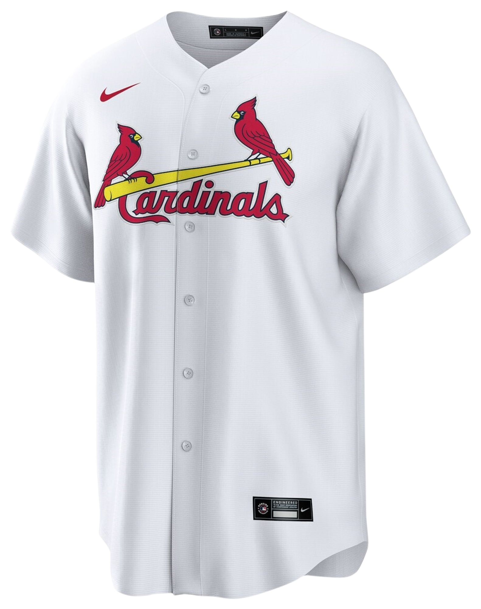 Men's Arenado Nolan Nike Cardinals Replica Player Jersey - White
