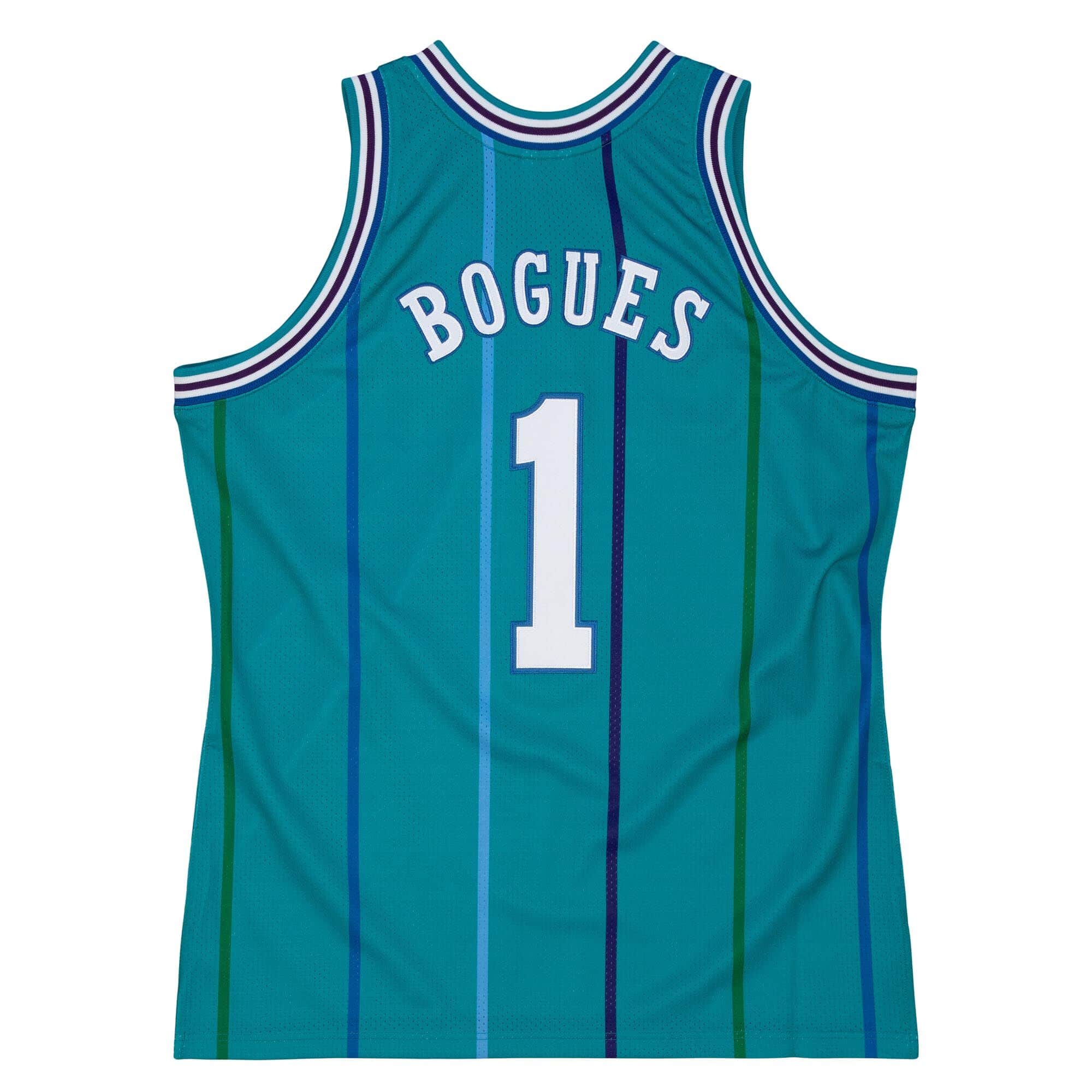 Authentic Muggsy Bogues Charlotte Hornets Road 1992-93 Jersey