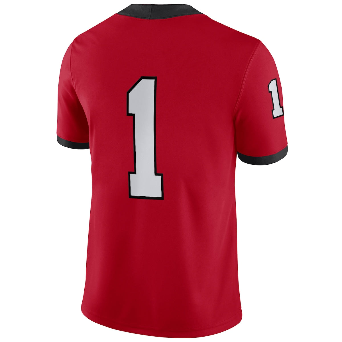 Men's  Nike Georgia #1 Away Game Jersey - Red