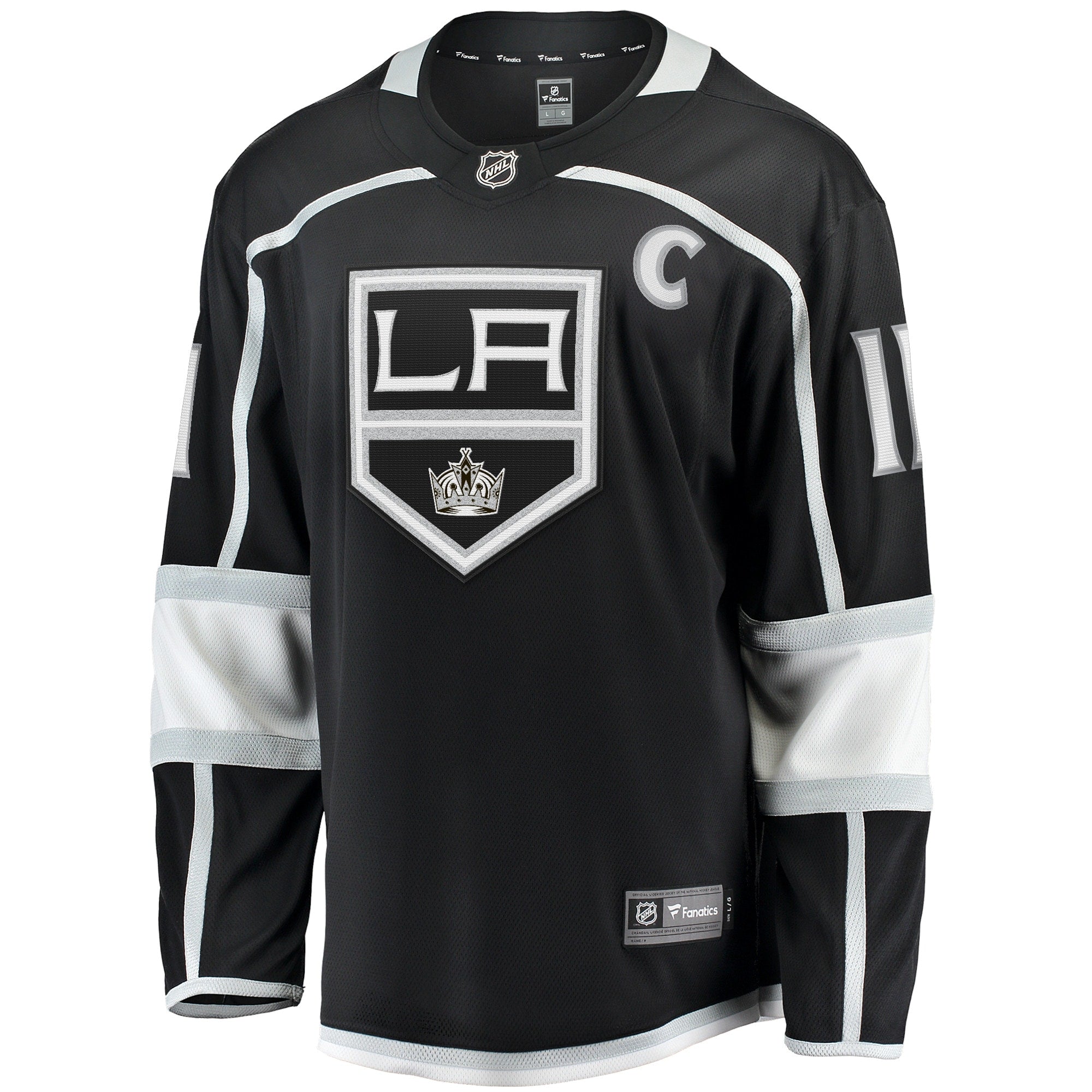 Men's Fanatics Branded Anze Kopitar Black Los Angeles Kings Home Premier Breakaway Player Jersey