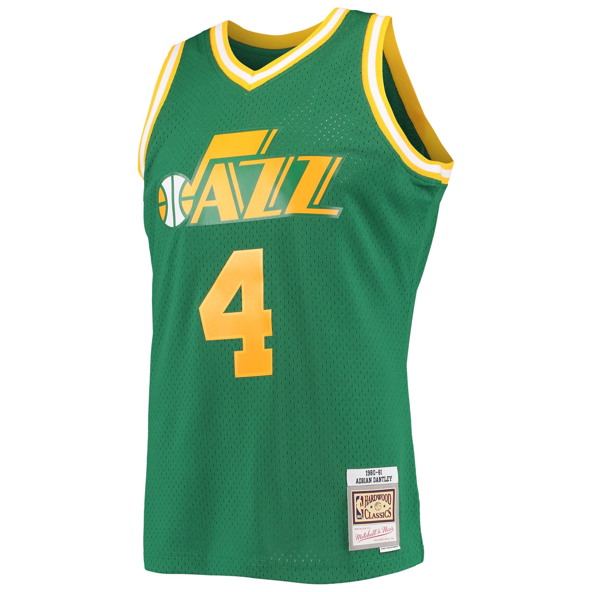 Adrian Dantley Utah Jazz Mitchell & Ness Hardwood Classics Swingman Jersey - Green