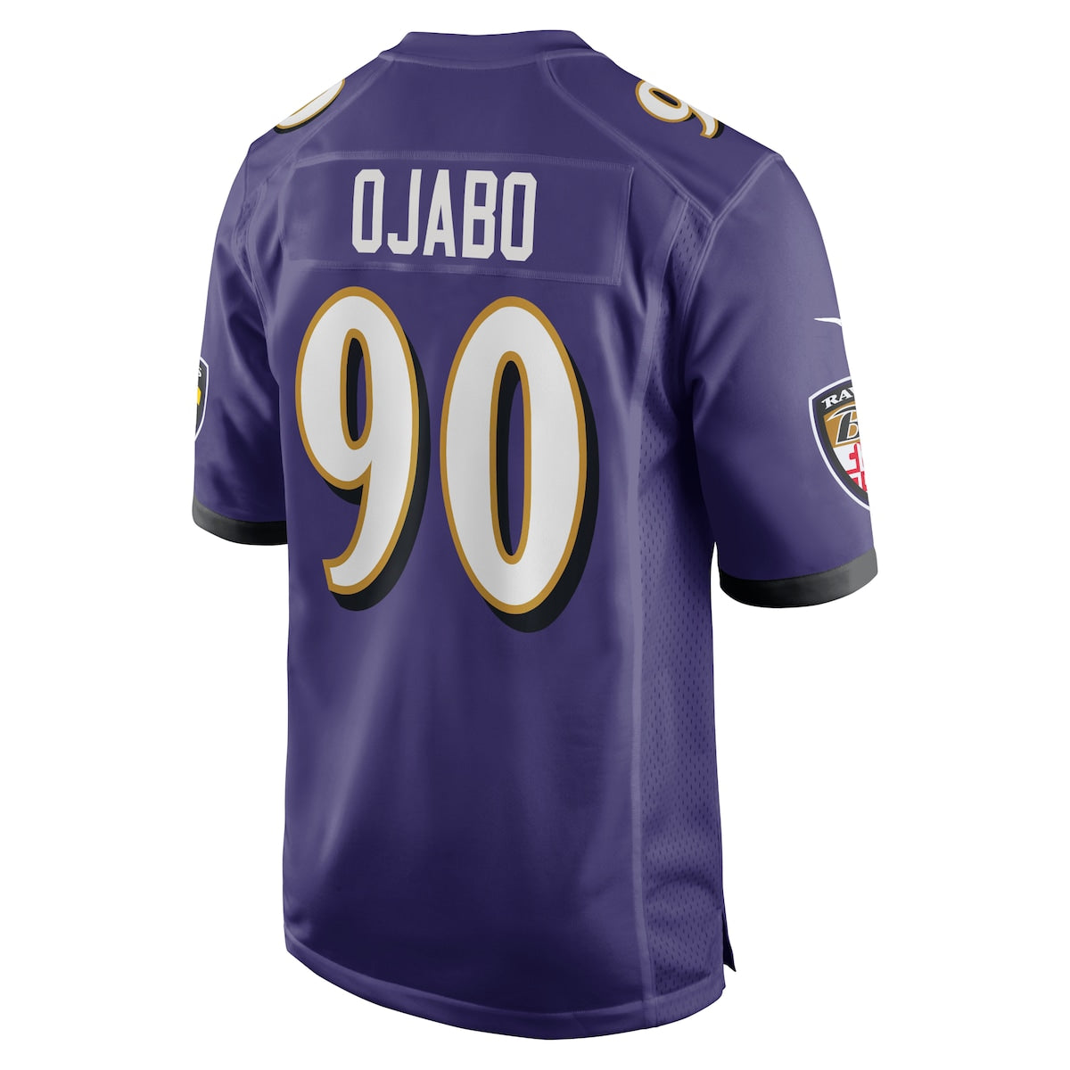 Men's David Ojabo Nike Ravens Game Jersey - Purple
