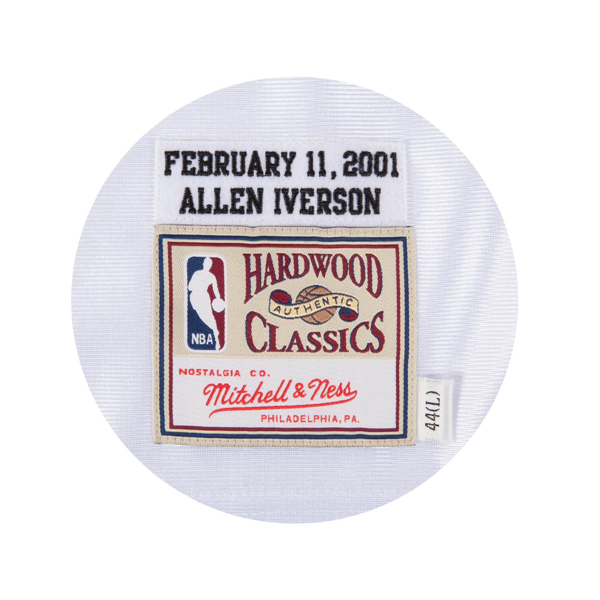 Allen Iverson 2001-02 Authentic Jersey Philadelphia 76ers