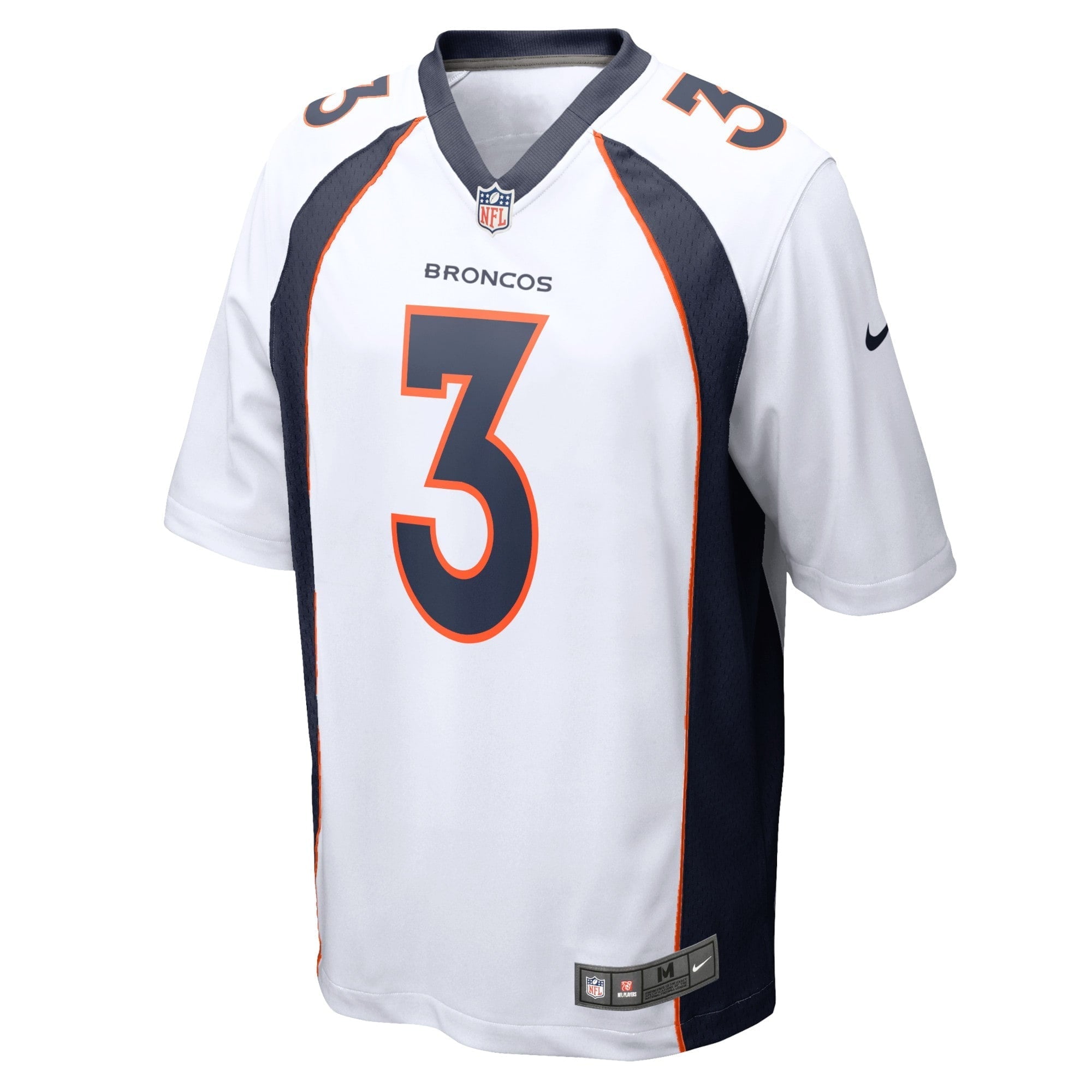 Youth Nike  Russell Wilson  White Denver Broncos Game Jersey