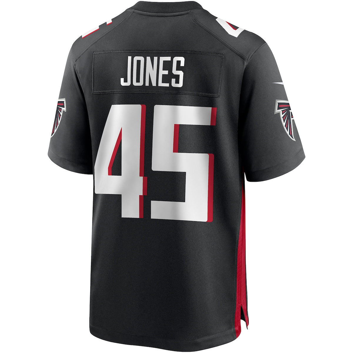 Men's Deion Jones Nike Falcons Game Jersey - Black