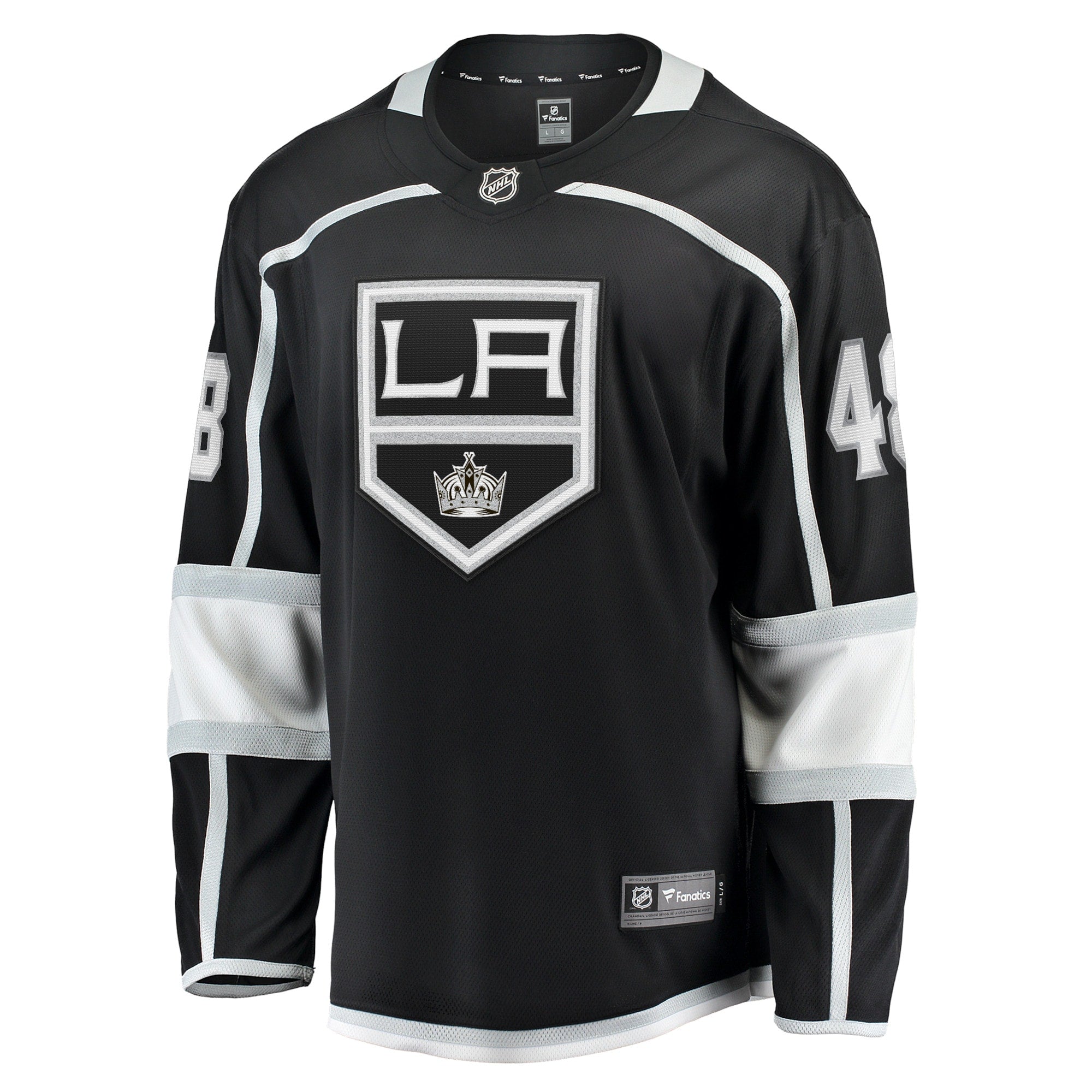 Men's Fanatics Branded Brendan Lemieux Black Los Angeles Kings Home Breakaway Player Jersey
