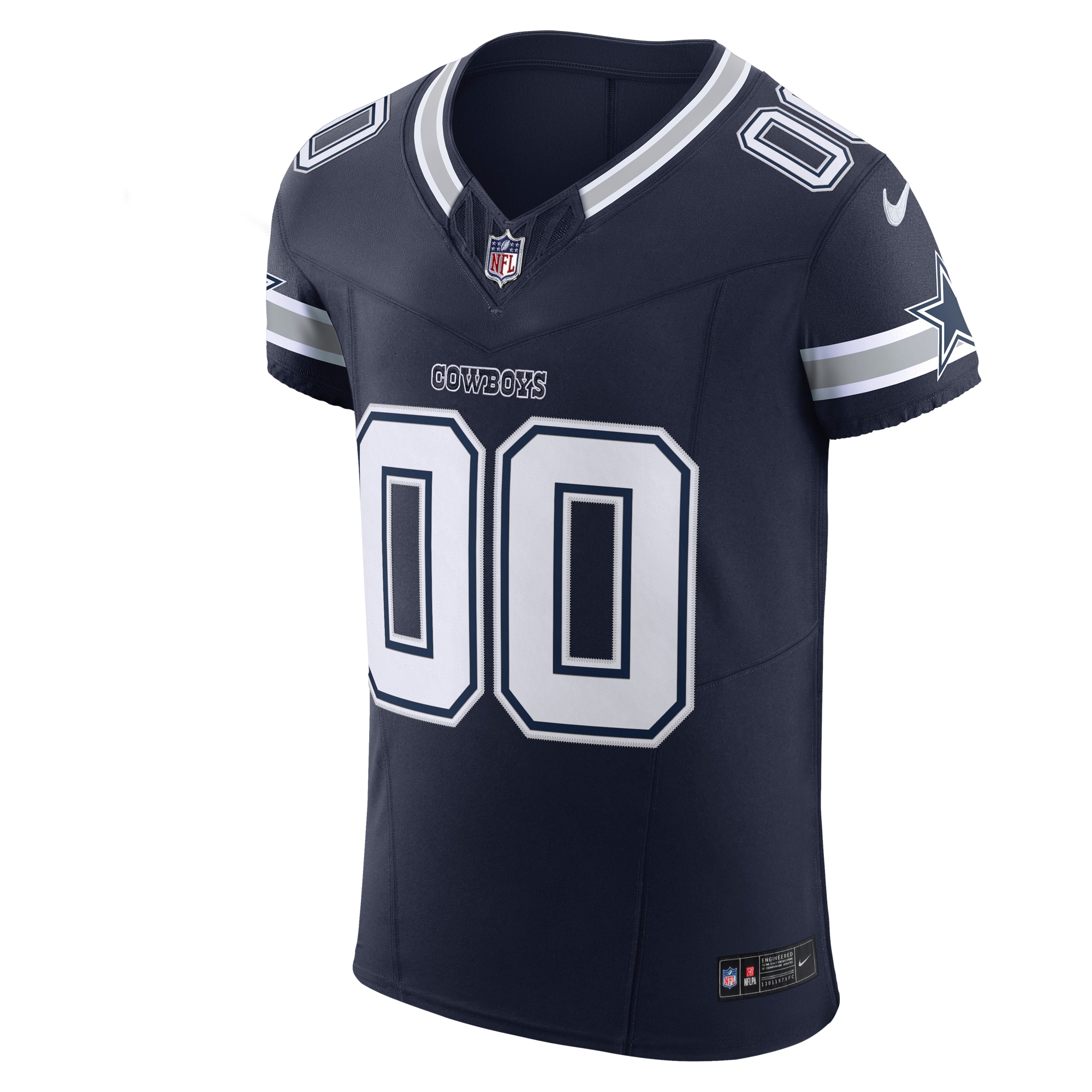 Dallas Cowboys Nike Vapor F.U.S.E. Elite Custom Jersey - Navy