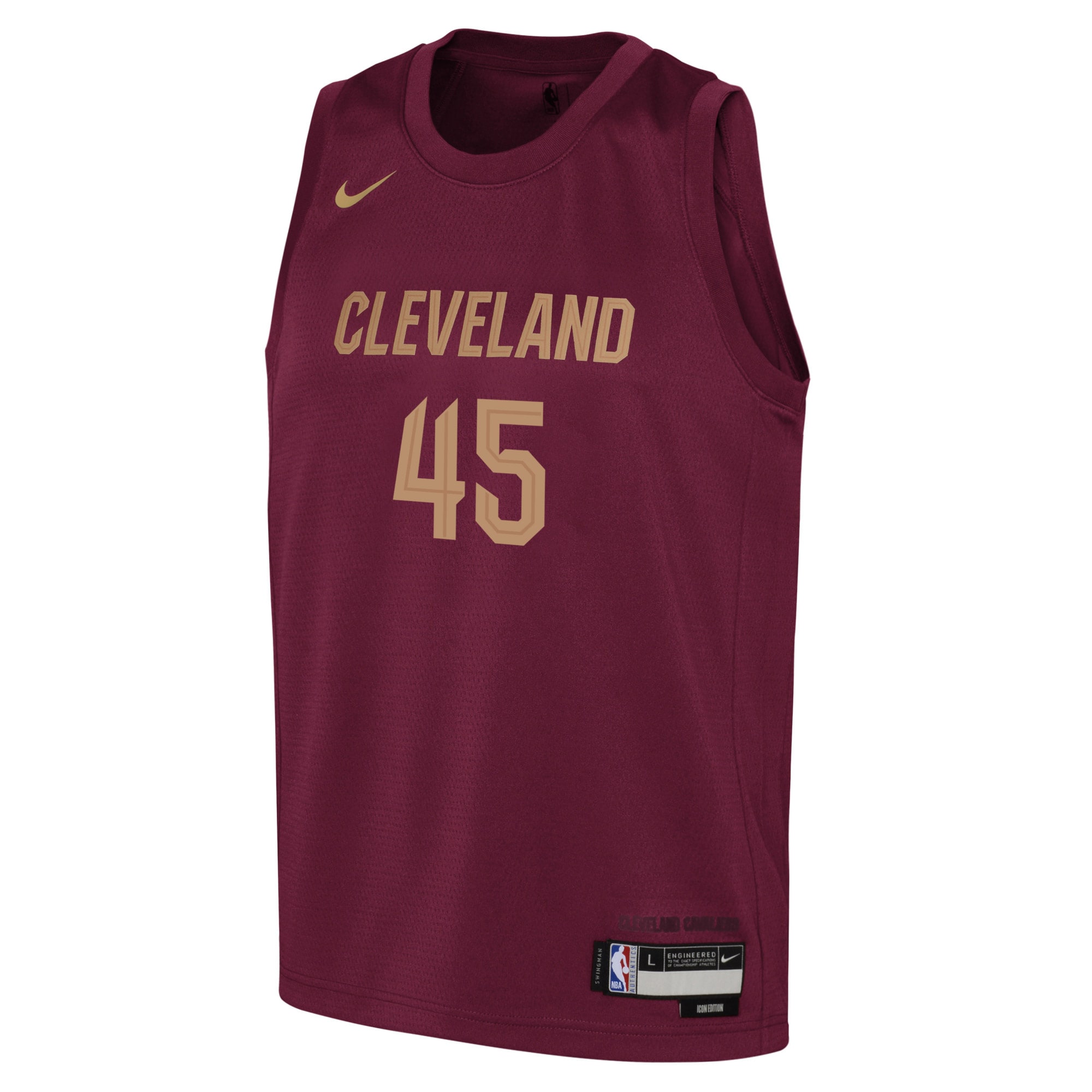Donovan Mitchell Cleveland Cavaliers Nike Youth 2022/23 Swingman Jersey - Icon Edition - Wine