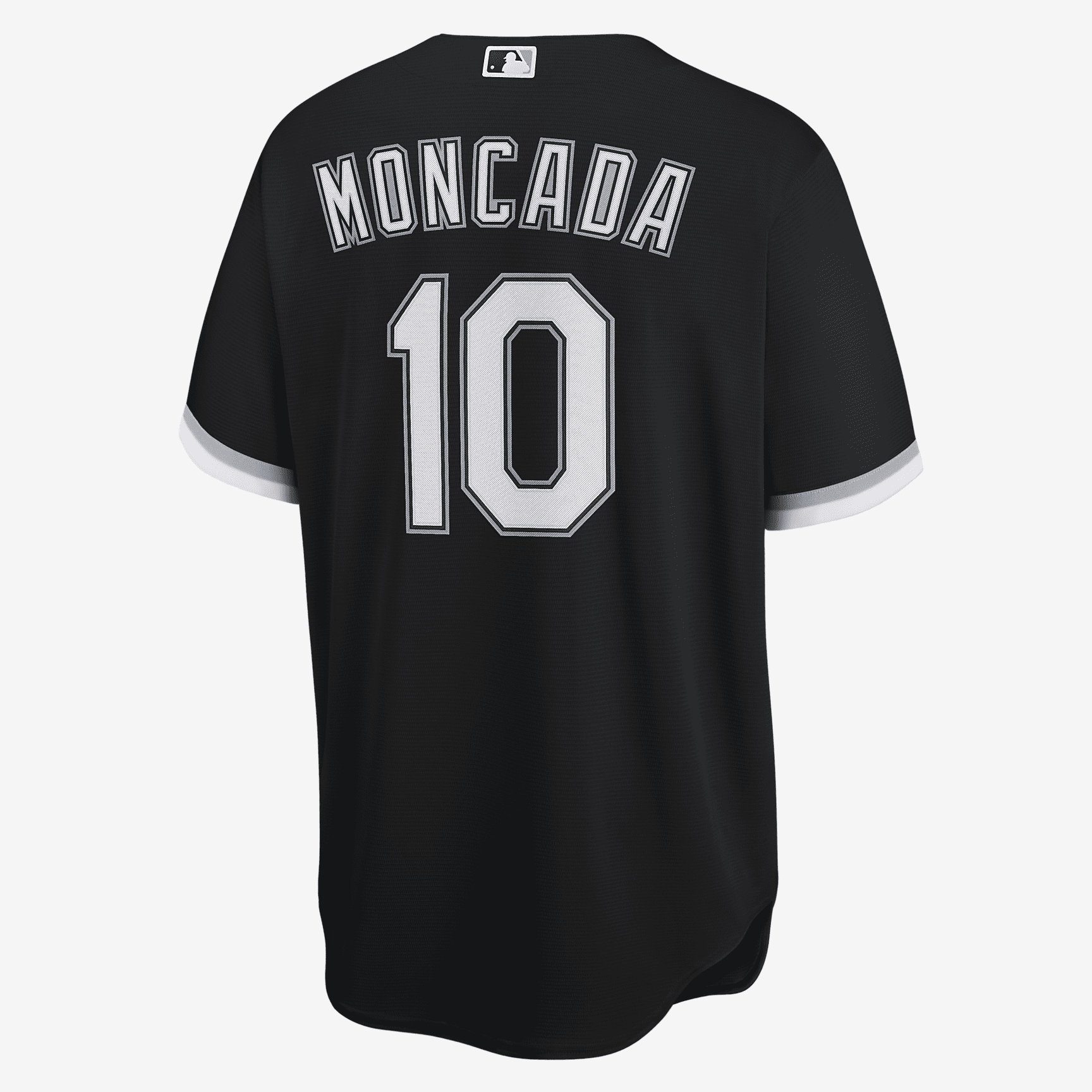 MLB Chicago White Sox (Yoan Moncada) Men's Replica Baseball Jersey - Black