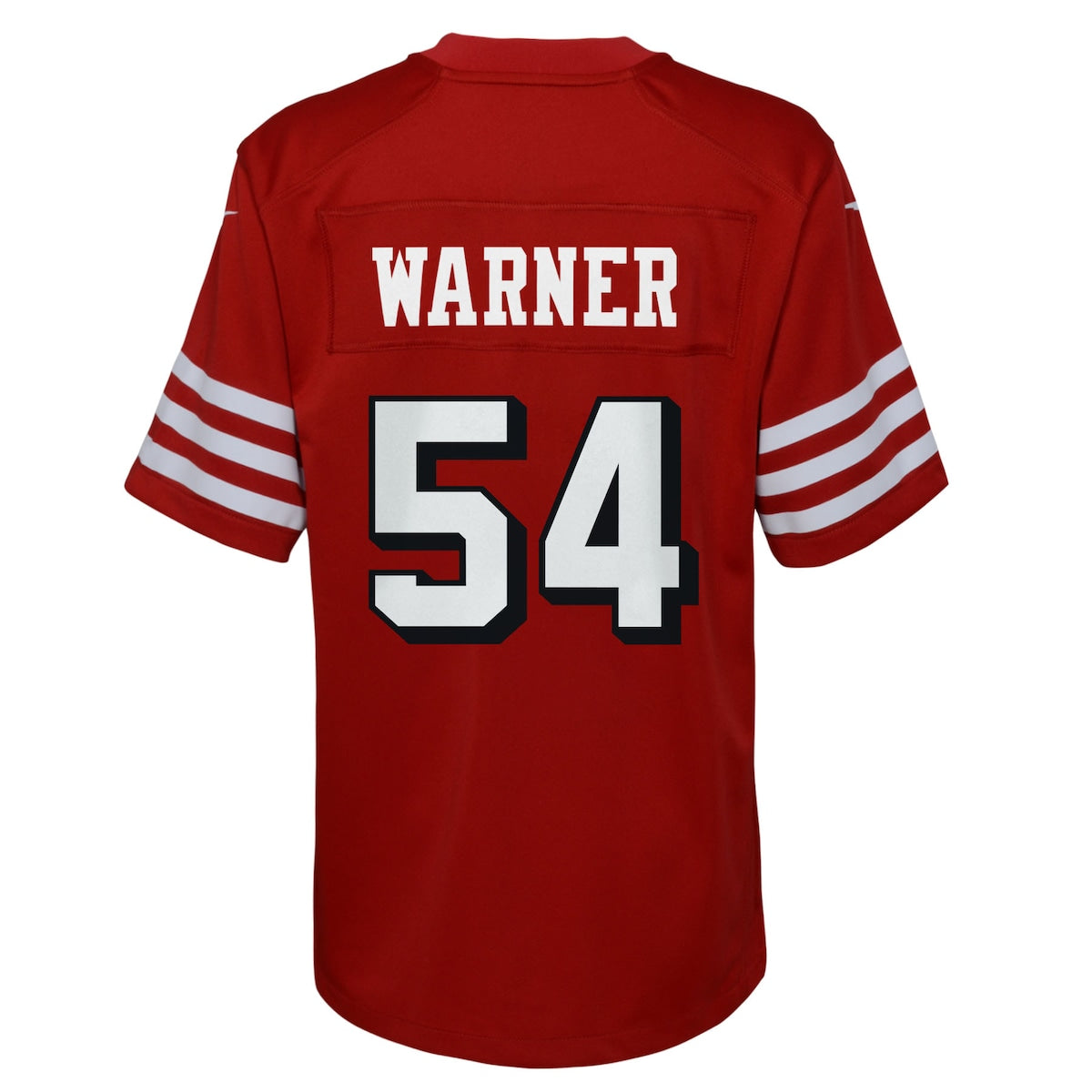 Boys' Grade School Fred Warner Nike 49ers Game Jersey - Red