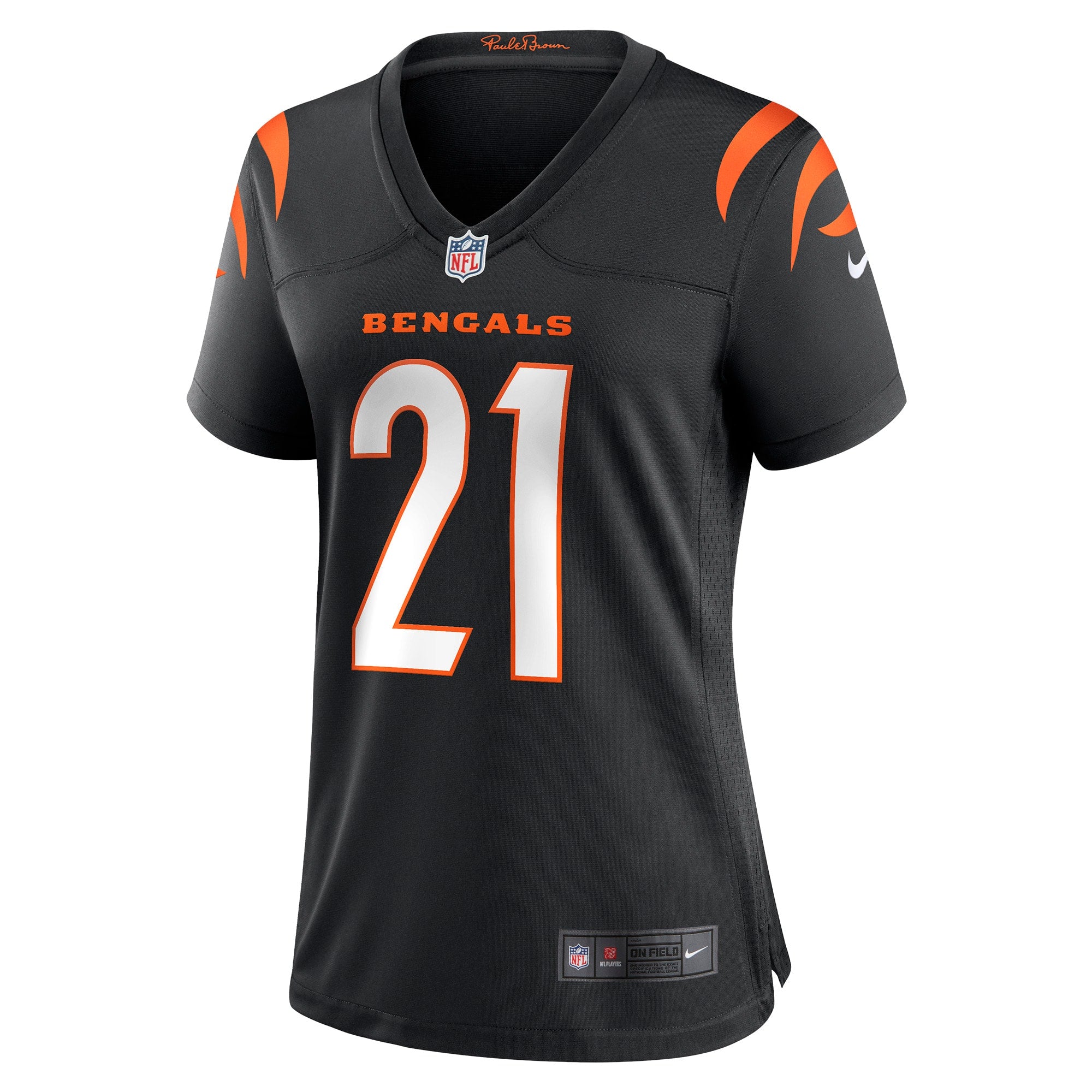 Women's Nike Mike Hilton Black Cincinnati Bengals Game Player Jersey