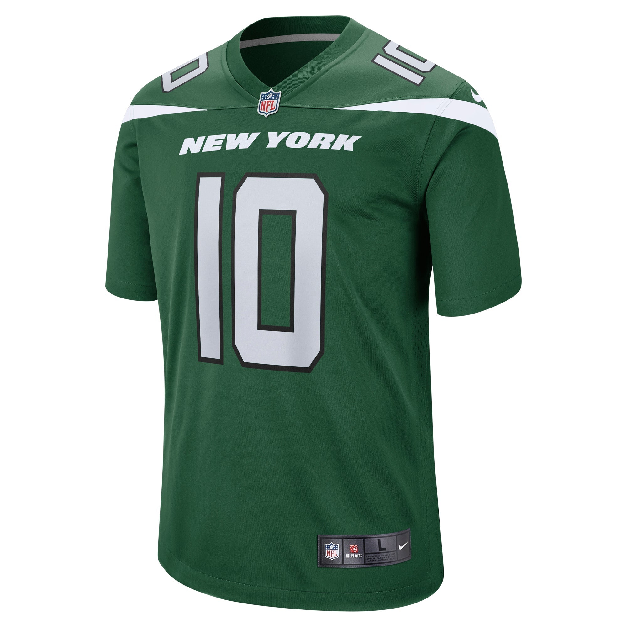 Men's Nike Allen Lazard Gotham Green New York Jets Game Player Jersey