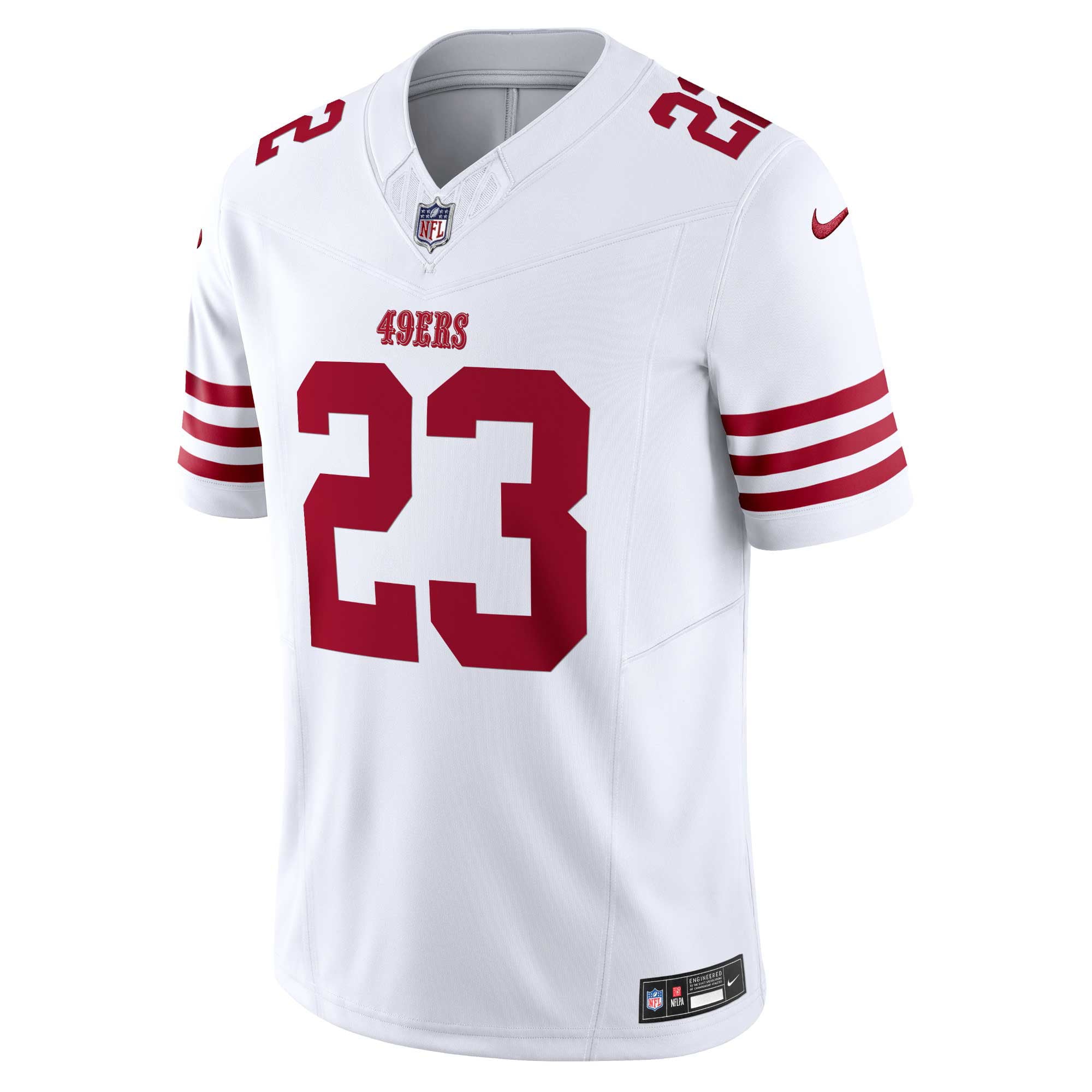 Men's Nike Christian McCaffrey White San Francisco 49ers  Vapor F.U.S.E. Limited Jersey