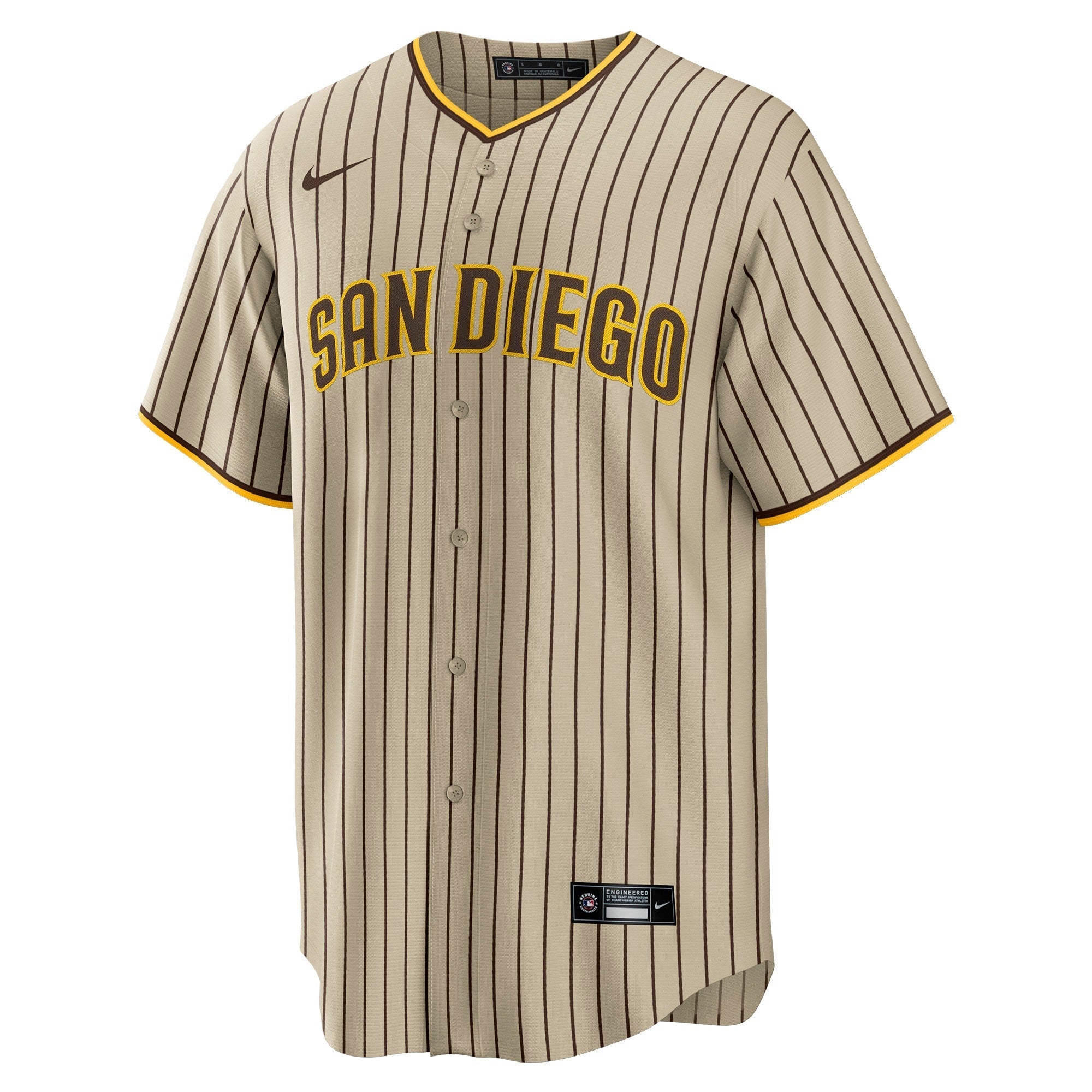 Men's Nike Juan Soto Tan/Brown San Diego Padres Alternate Replica Player Jersey