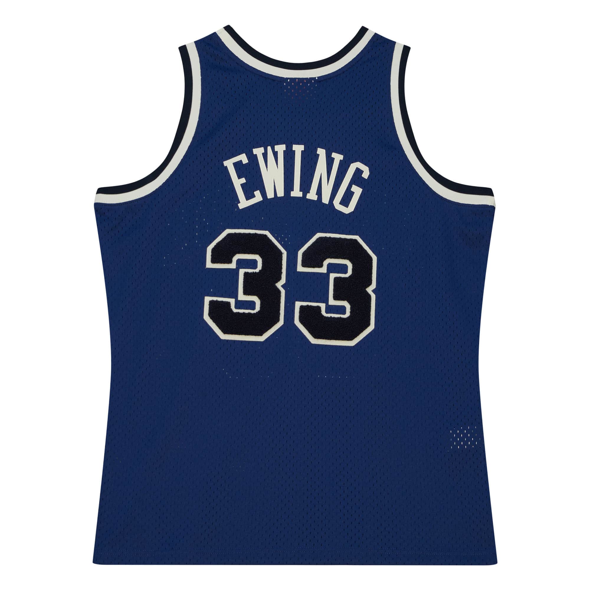 Off Court Chenille Swingman Patrick Ewing New York Knicks 1991-92 Jersey