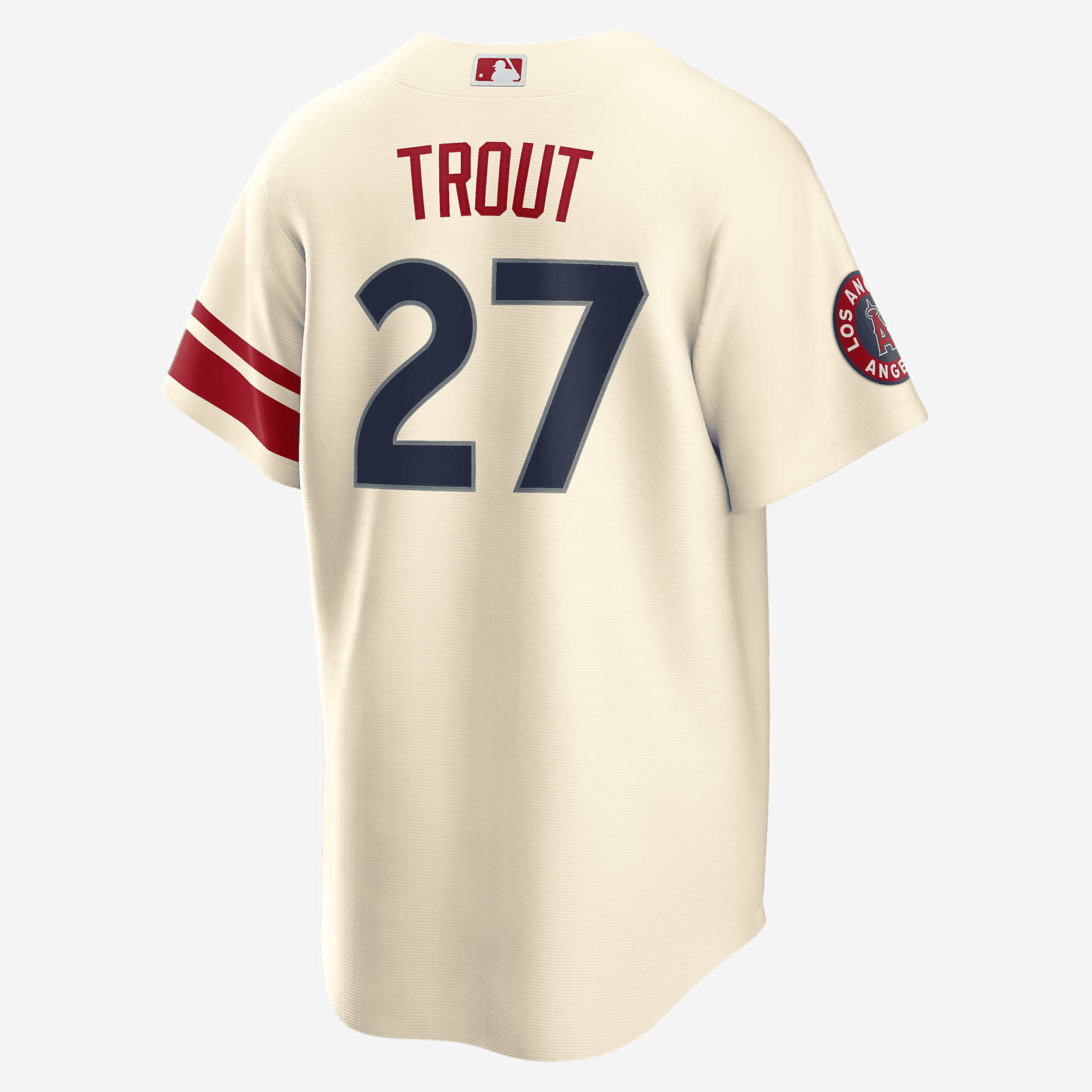 MLB Los Angeles Angels City Connect (Mike Trout) Men's Replica Baseball Jersey - Cream