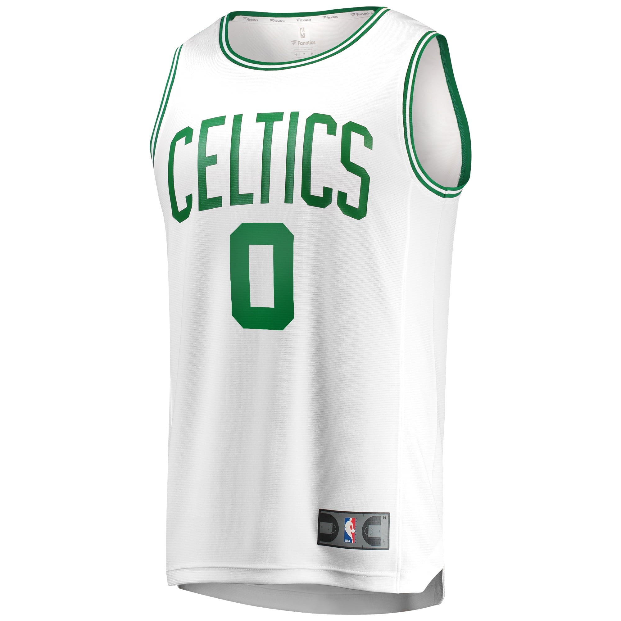 Youth Fanatics Branded Jayson Tatum White Boston Celtics Fast Break Replica Jersey - Association Edition