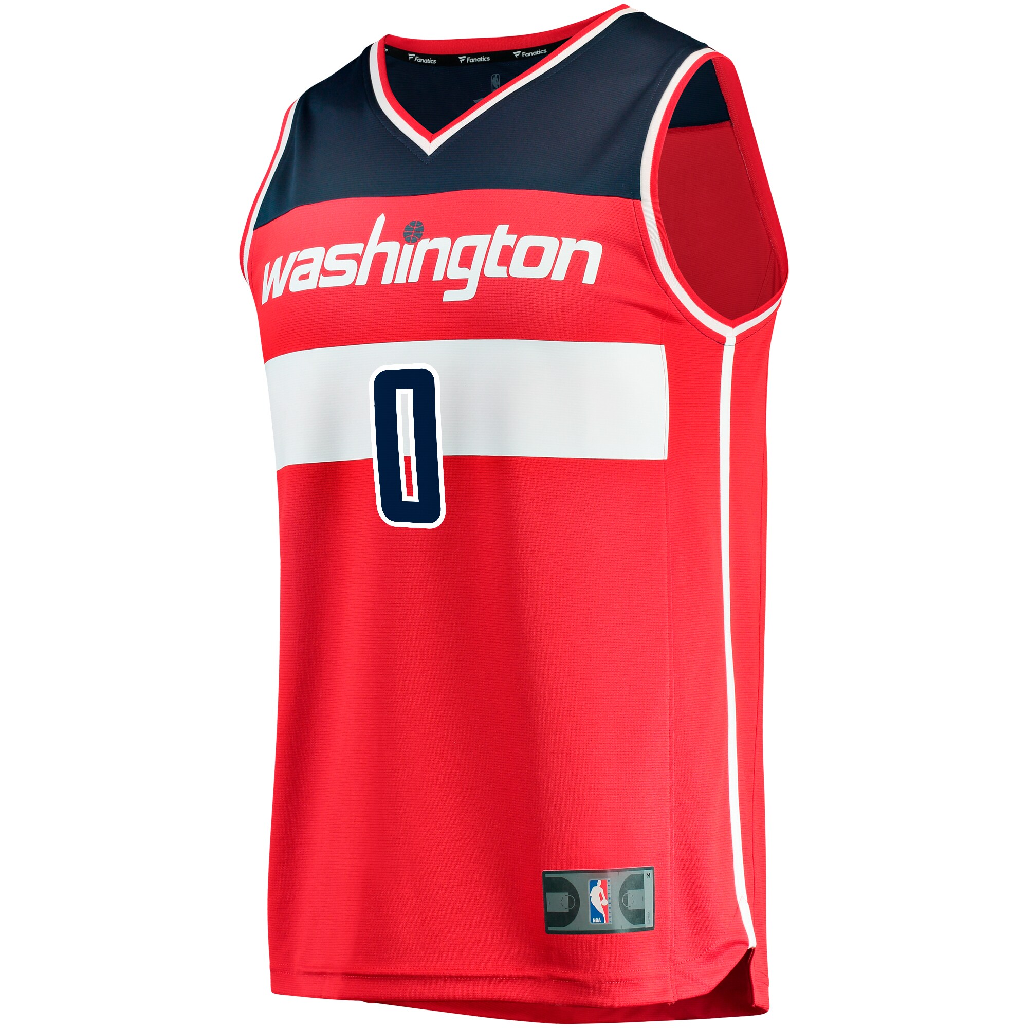 First Round Washington Wizards Fanatics Branded Youth 2023 NBA Draft First Round Pick Fast Break Replica Jersey - Icon Edition - Red
