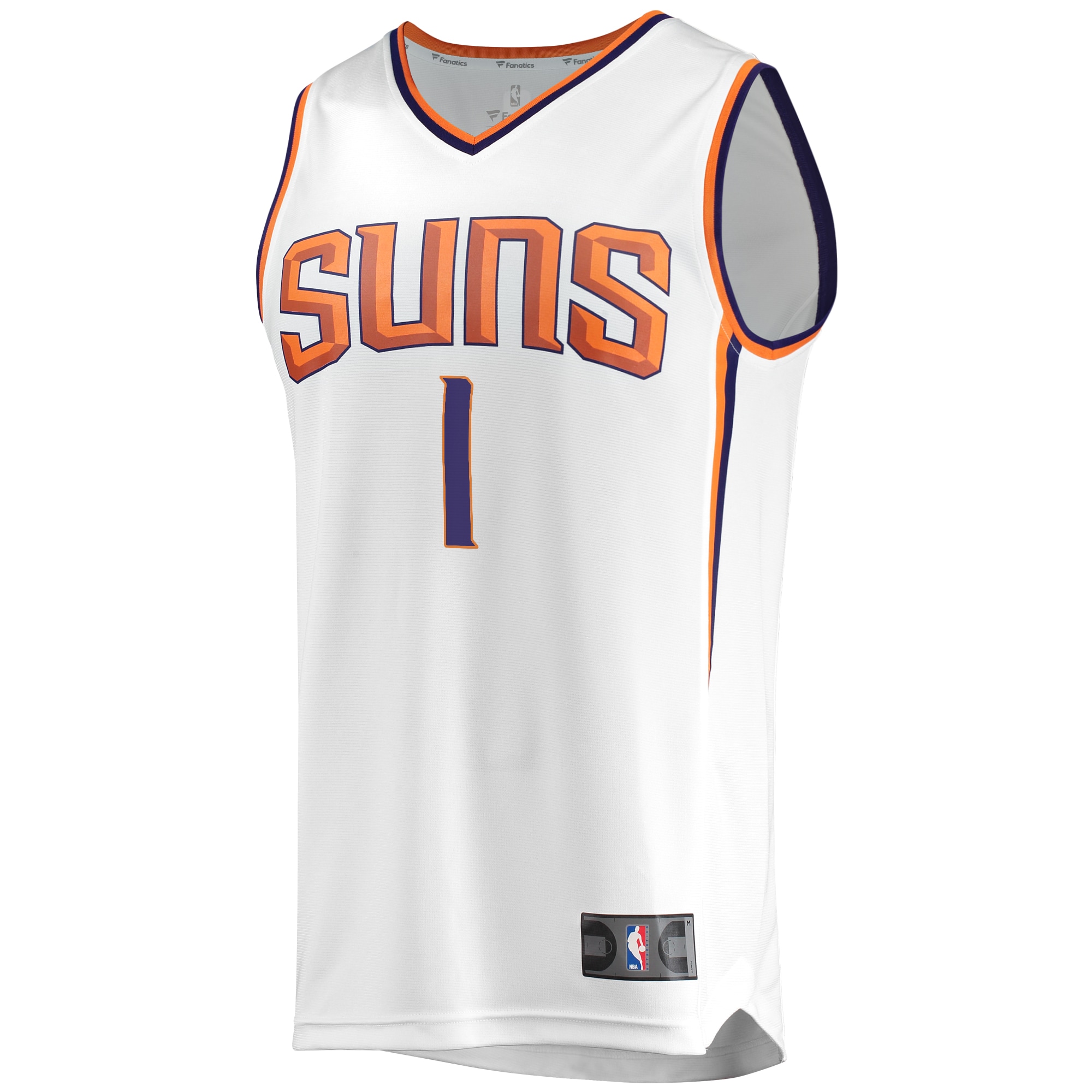 Devin Booker Phoenix Suns Fanatics Branded 2020/21 Fast Break Replica Player Jersey - Association Edition - White