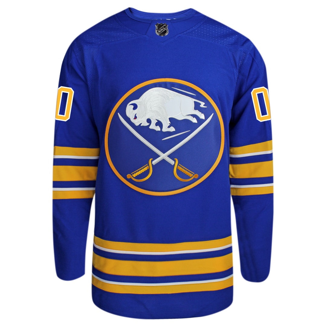 Customizable Buffalo Sabres Adidas Primegreen Authentic NHL Hockey Jersey