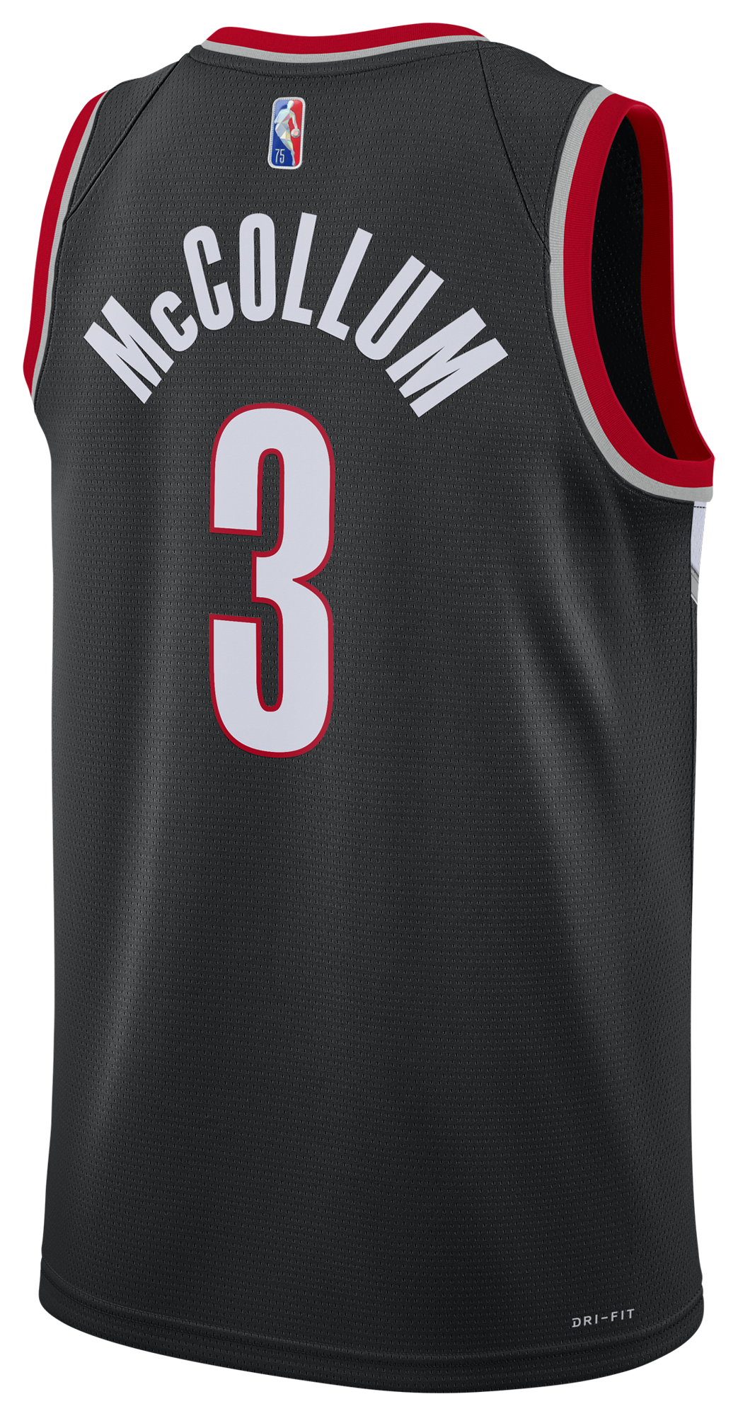 Men's  Nike Trailblazers Dri-FIT Swingman DMD Icon Jersey - Black