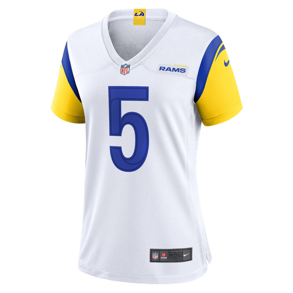 Women's Los Angeles Rams Jalen Ramsey Game Jersey- White